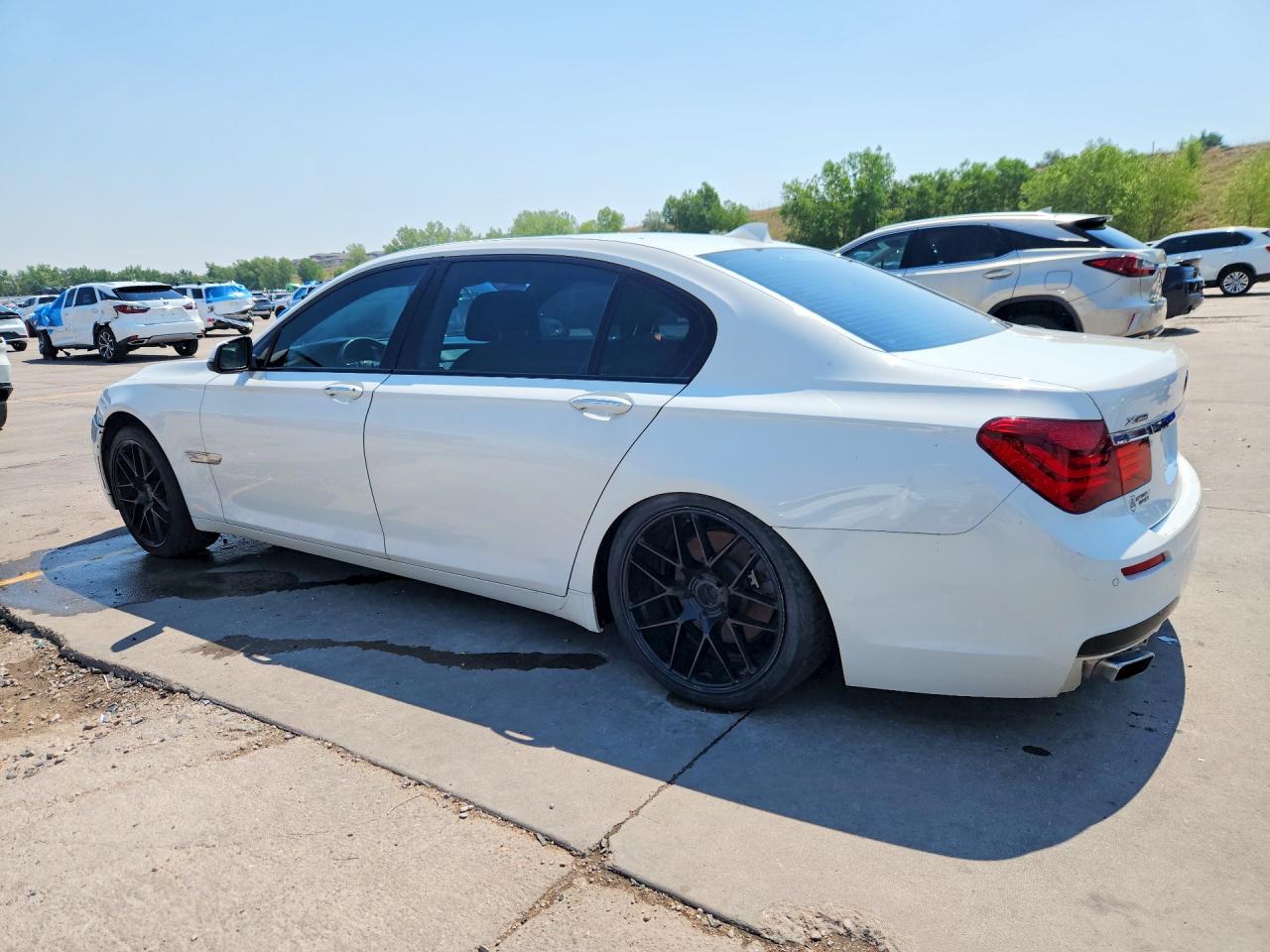 2015 Bmw 740 Lxi White vin: WBAYF4C55FGS99420