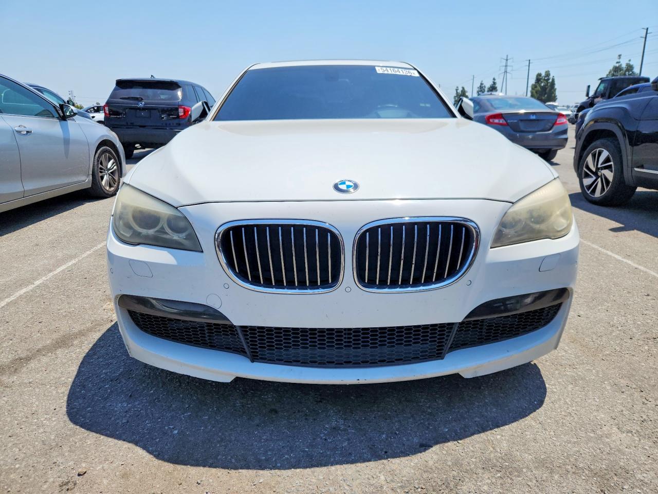 2013 Bmw 740 Lxi White vin: WBAYF4C56DD127525