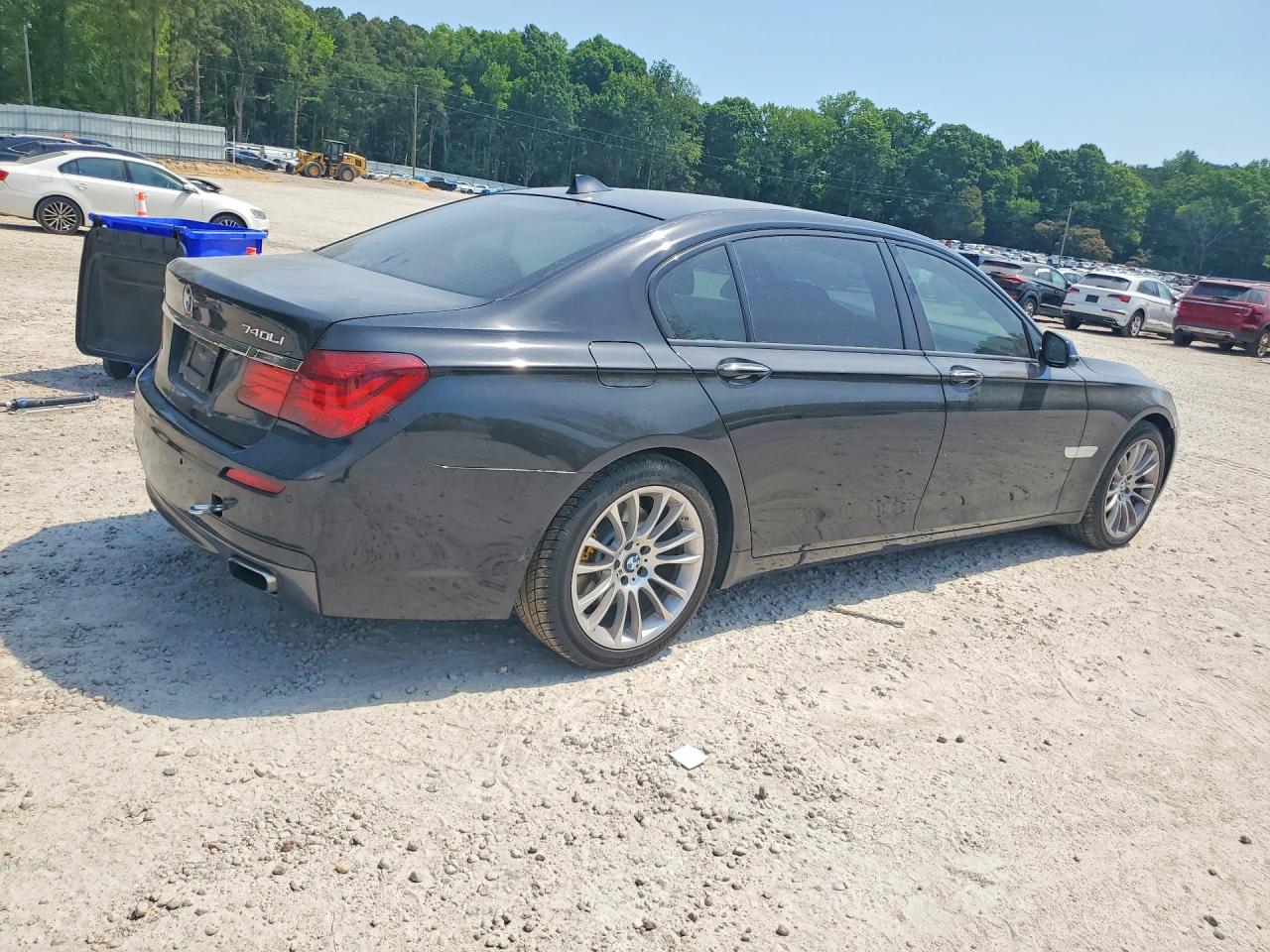 2014 Bmw 740 Lxi Black vin: WBAYF4C56ED282030