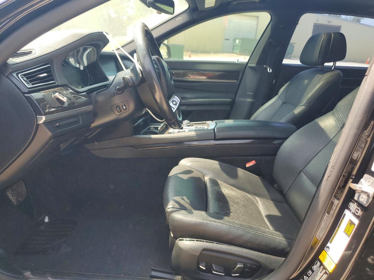2014 Bmw 740 Lxi Black vin: WBAYF4C56ED282030