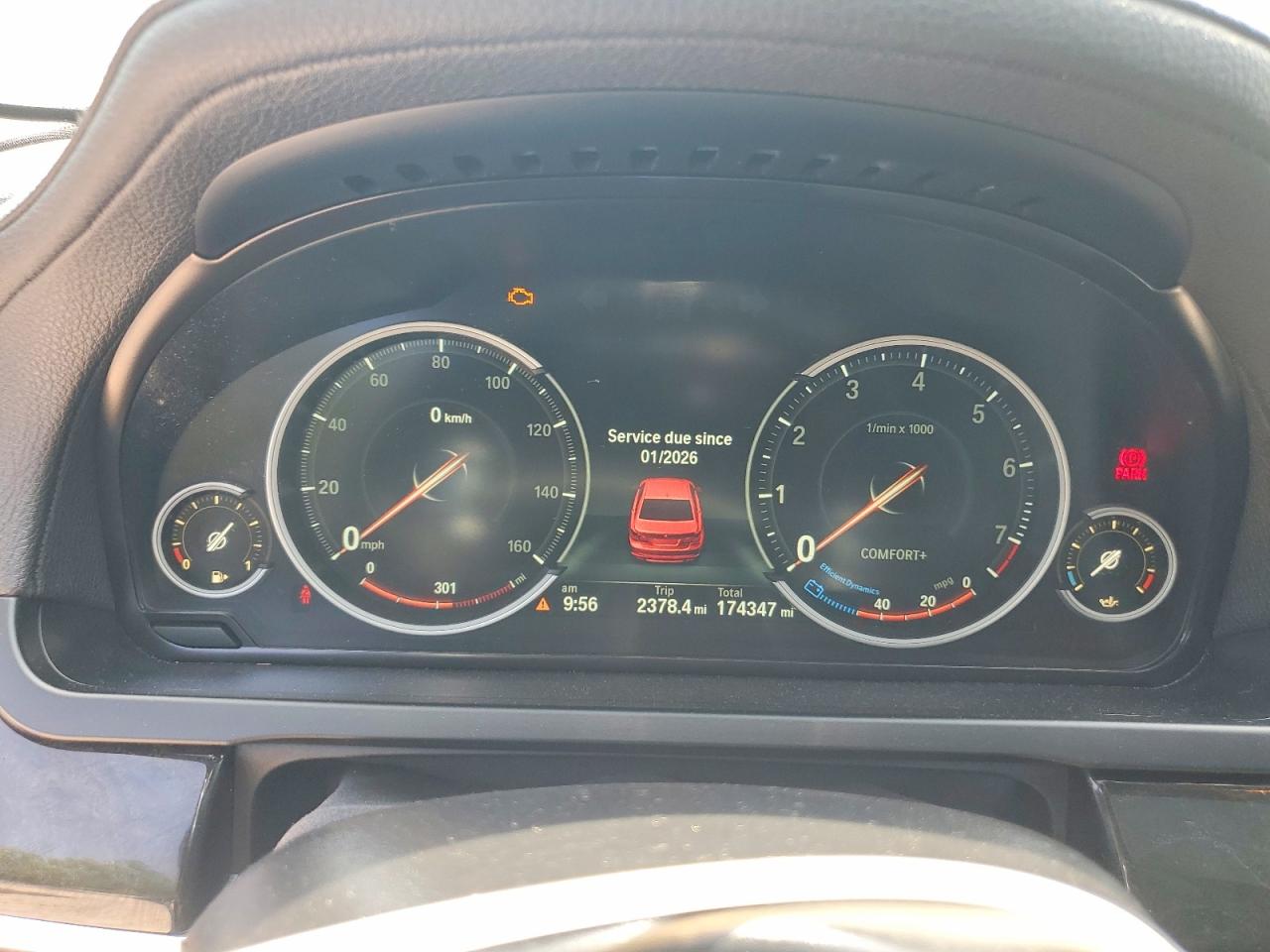 2014 Bmw 740 Lxi Black vin: WBAYF4C56ED282030