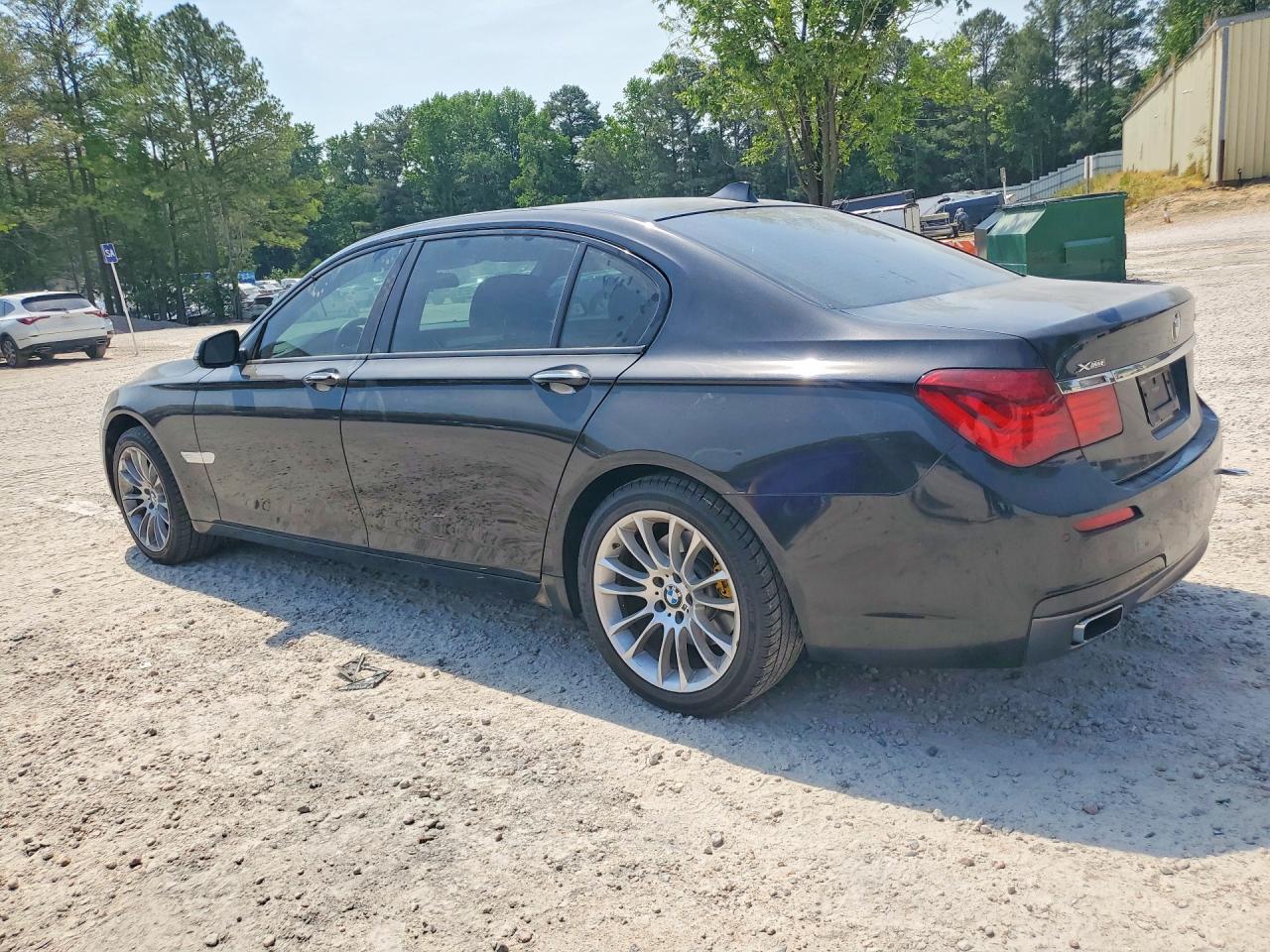 2014 Bmw 740 Lxi Black vin: WBAYF4C56ED282030