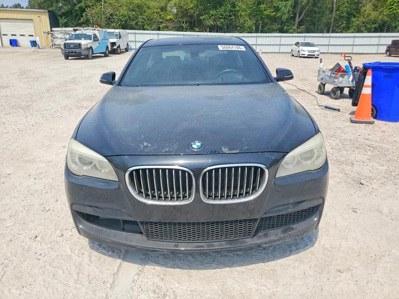 2014 Bmw 740 Lxi Black vin: WBAYF4C56ED282030