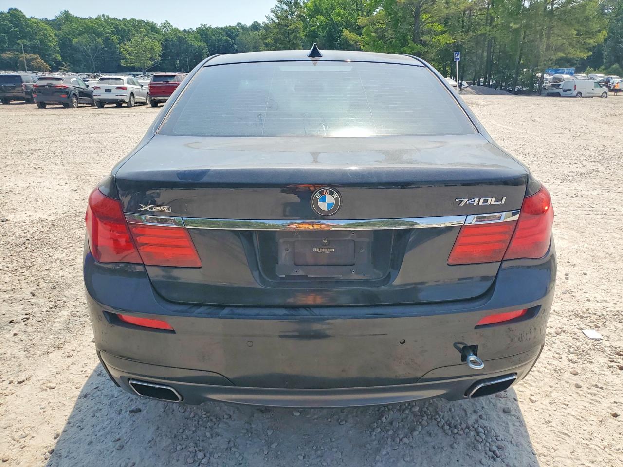 2014 Bmw 740 Lxi Black vin: WBAYF4C56ED282030