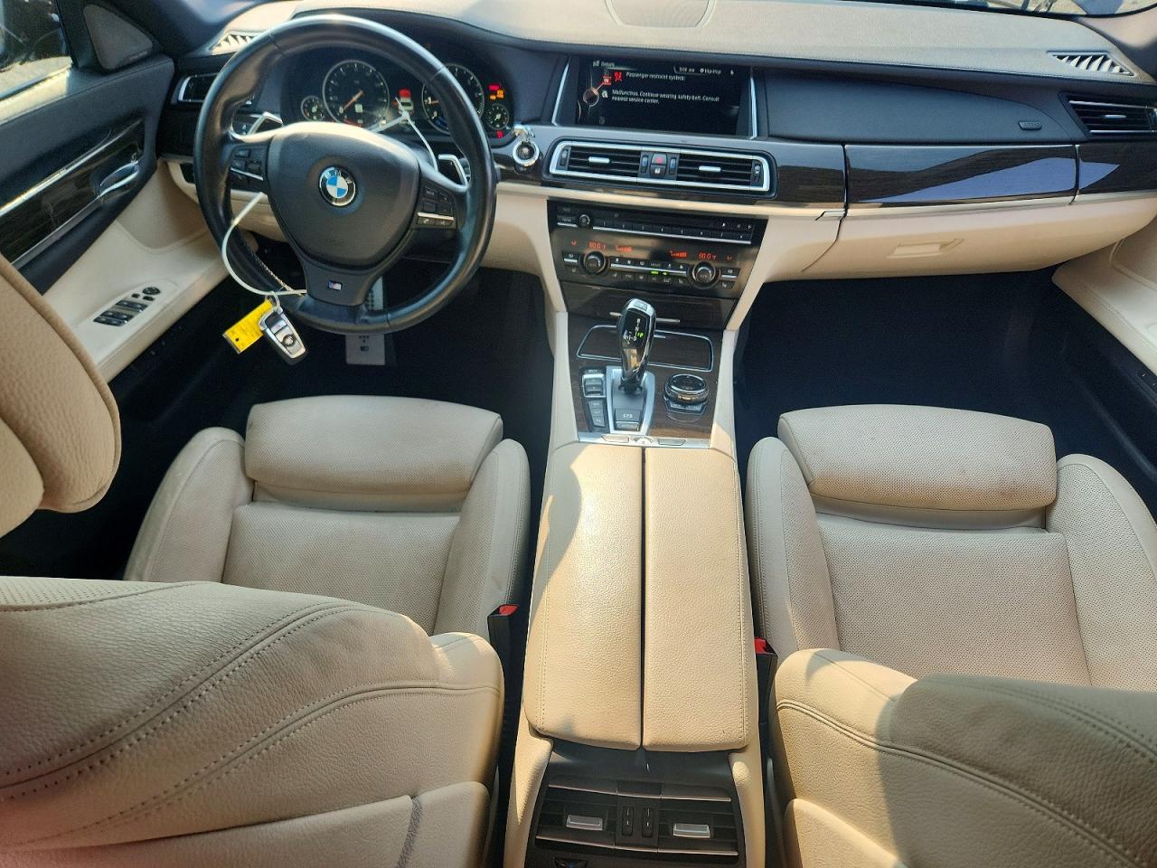 2015 Bmw 740 Lxi Black vin: WBAYF4C56FD874013