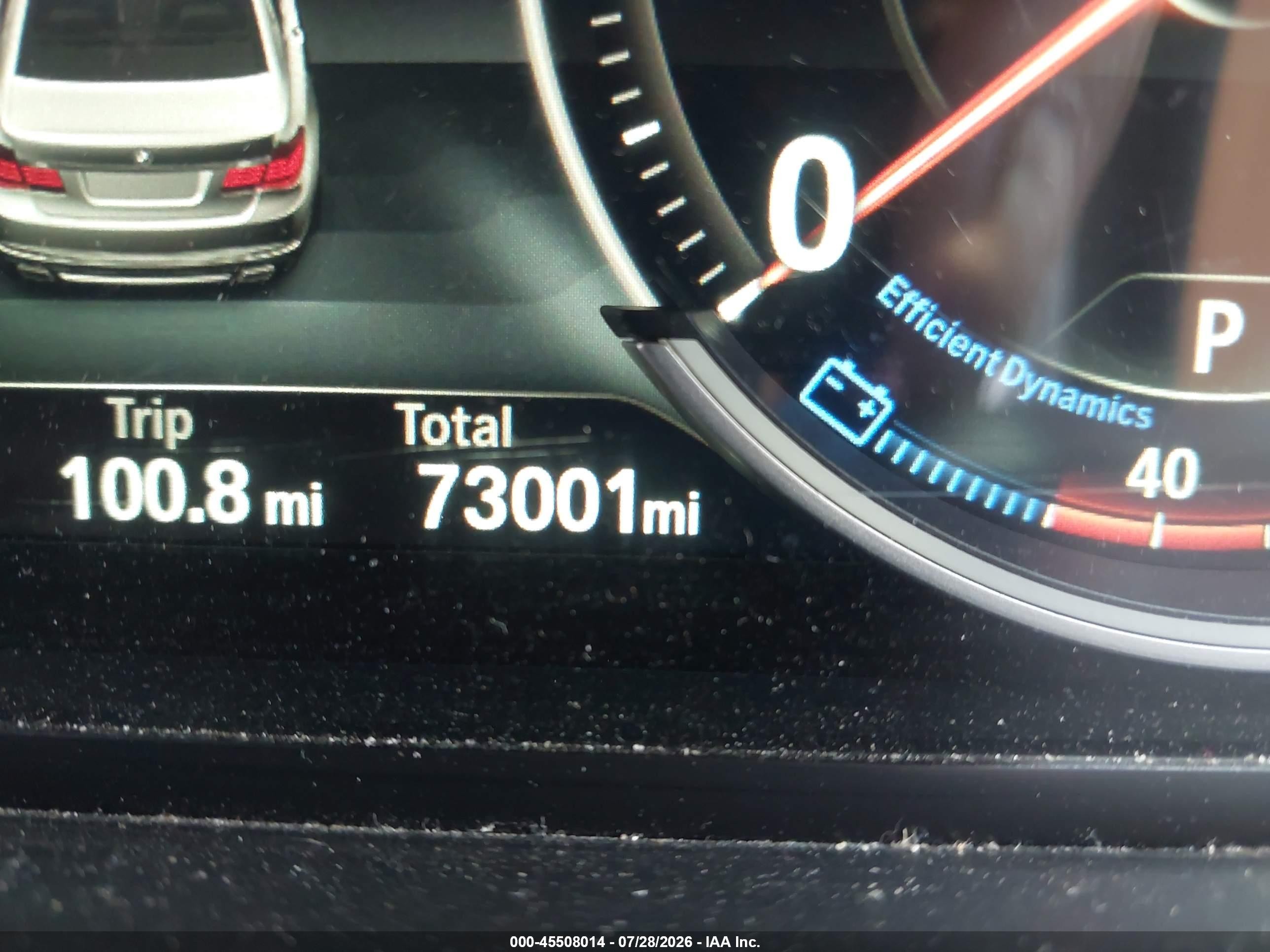 2015 Bmw 740li Xdrive White vin: WBAYF4C56FGS99409