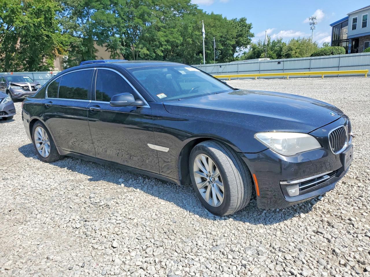 2015 Bmw 740 Lxi Black vin: WBAYF4C58FGS99315