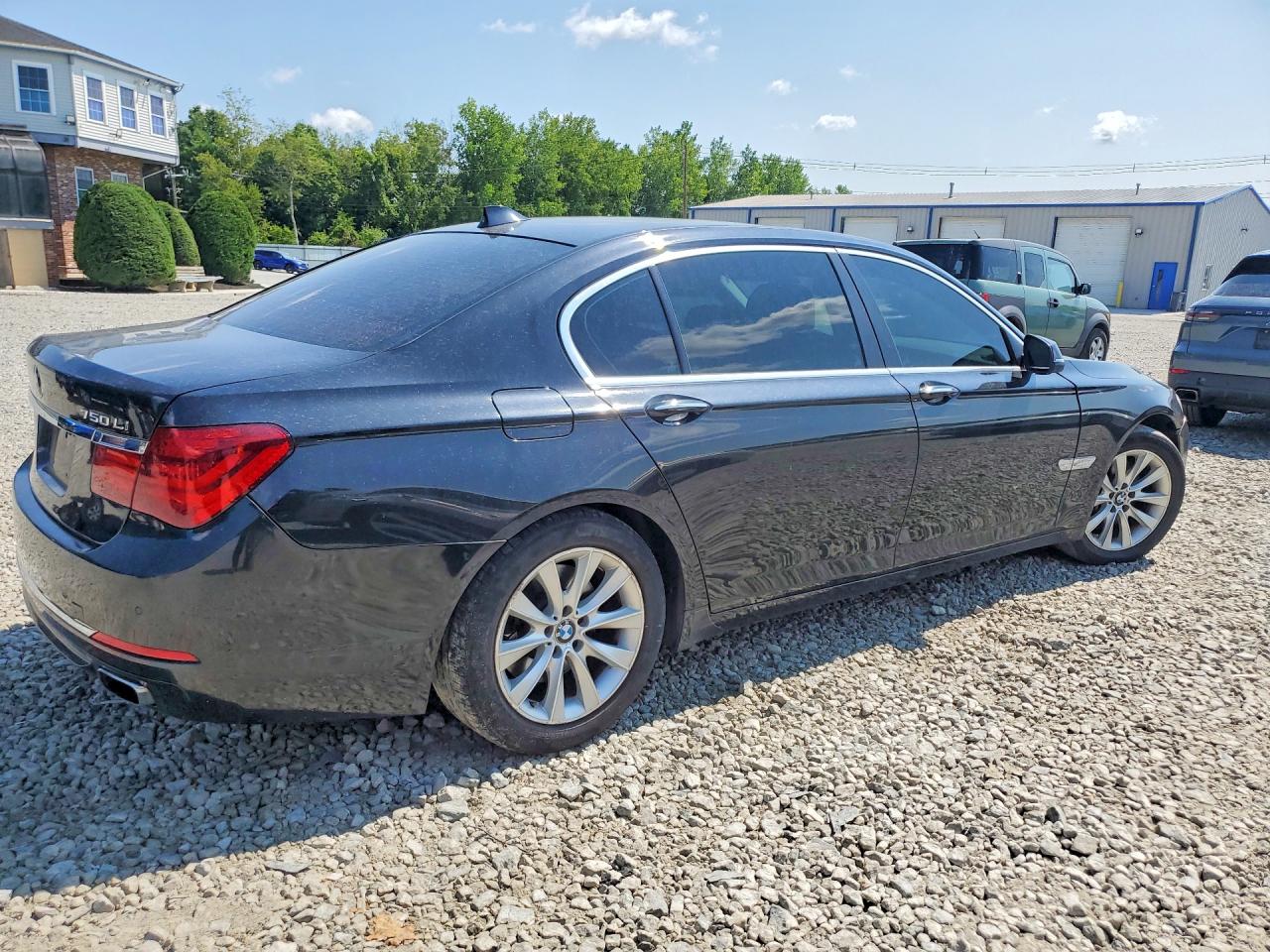 2015 Bmw 740 Lxi Black vin: WBAYF4C58FGS99315