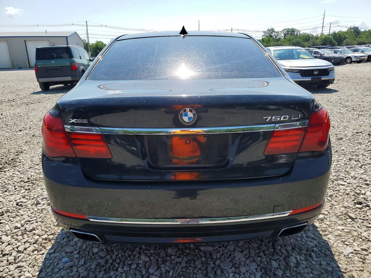 2015 Bmw 740 Lxi Black vin: WBAYF4C58FGS99315