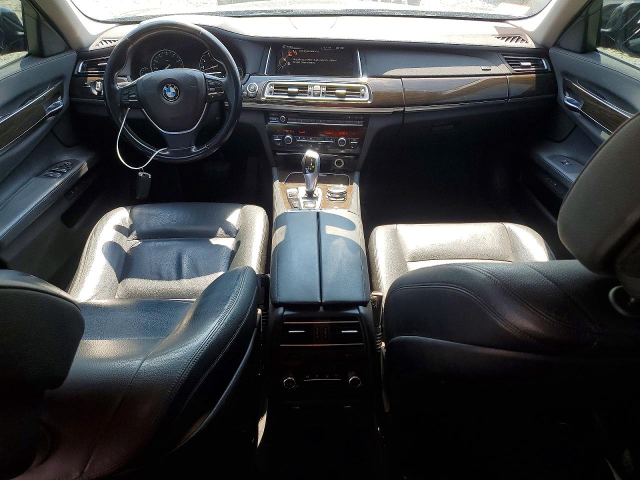 2015 Bmw 740 Lxi Black vin: WBAYF4C58FGS99315