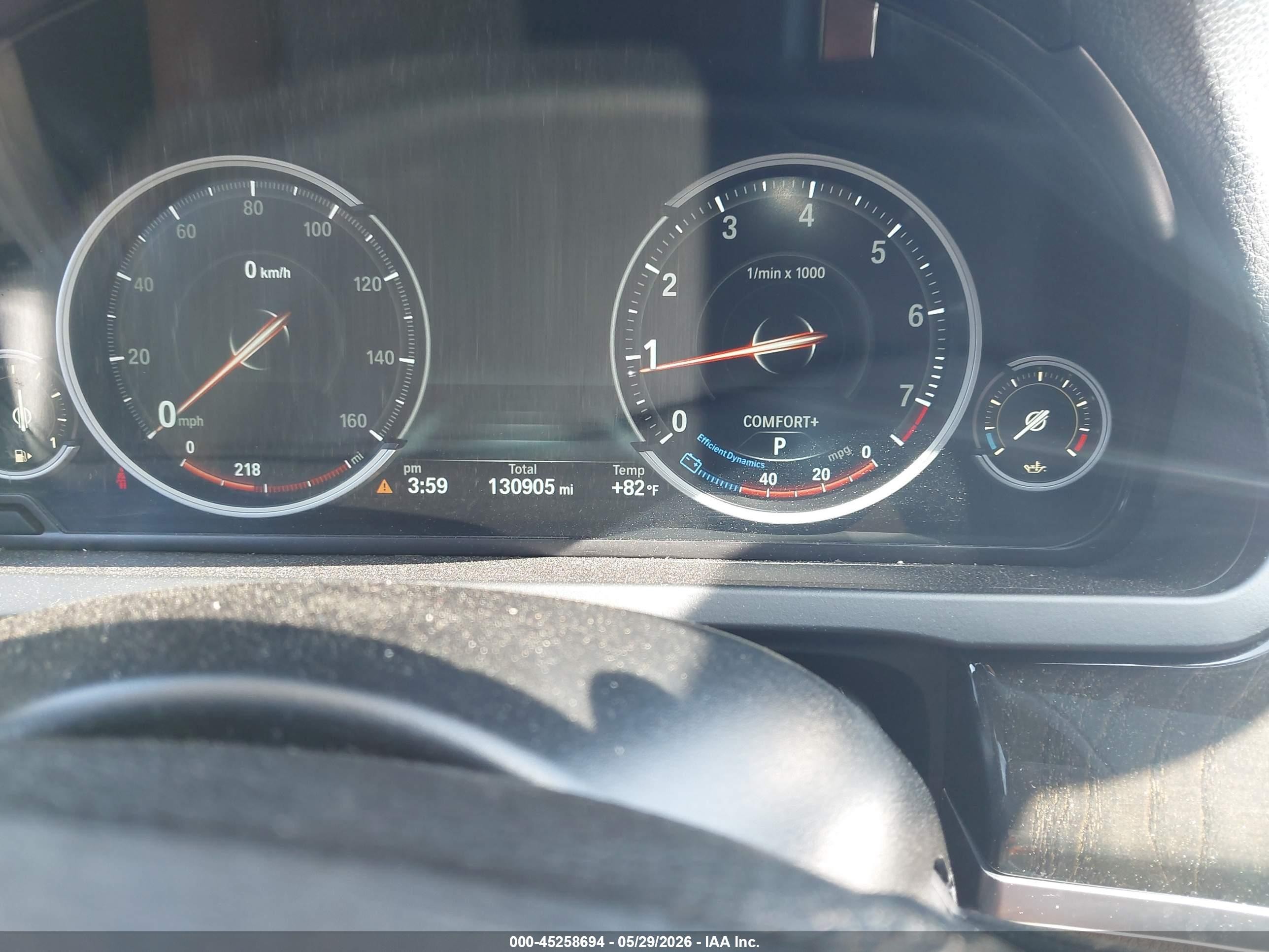 2014 Bmw 740li Xdrive Черный vin: WBAYF4C59ED282099
