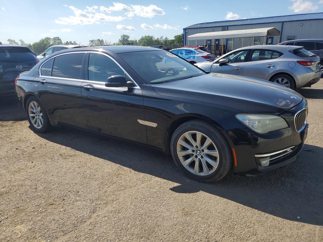 2015 Bmw 740 Lxi Black vin: WBAYF4C59FGS99467