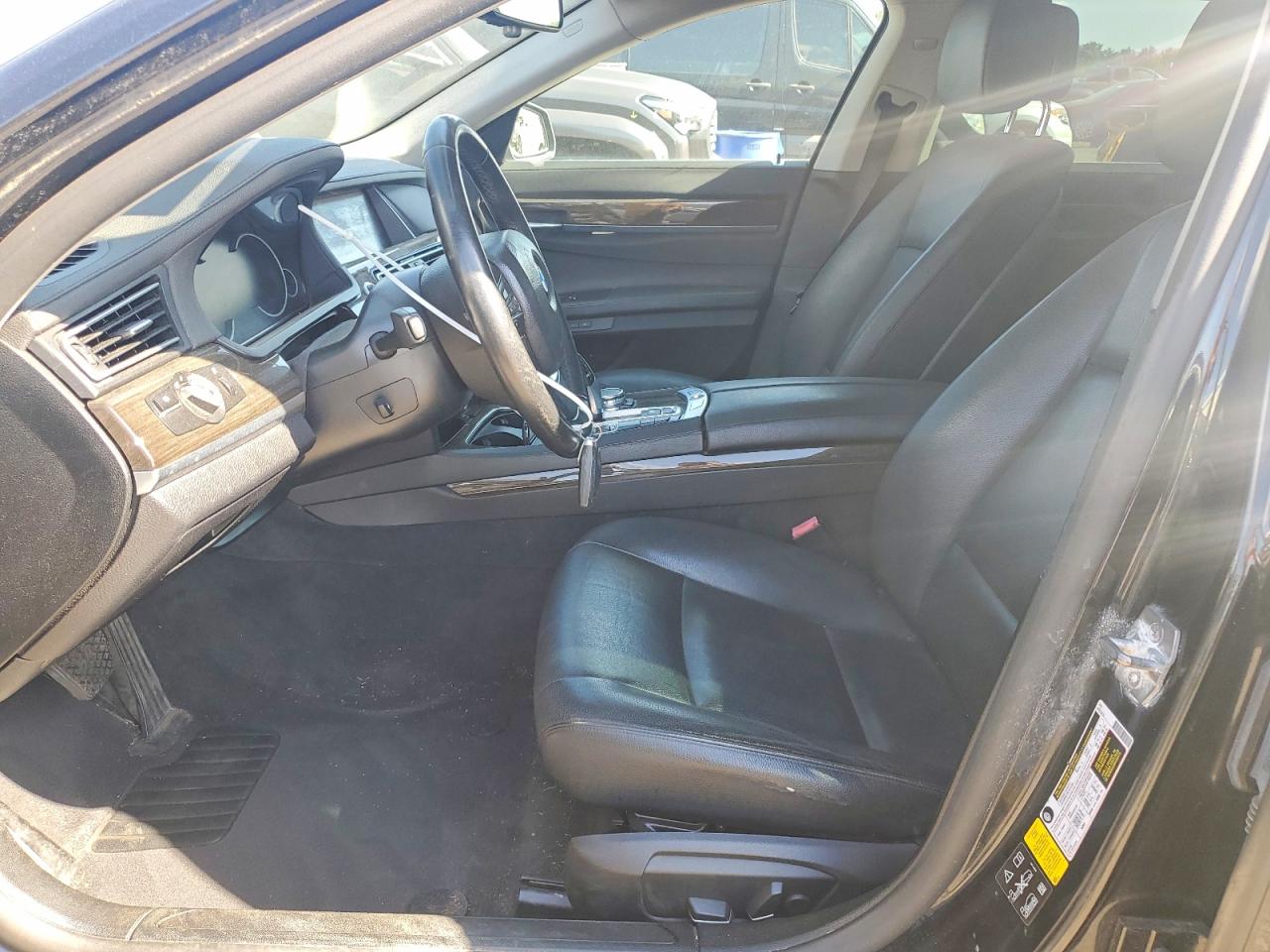 2015 Bmw 740 Lxi Black vin: WBAYF4C59FGS99467