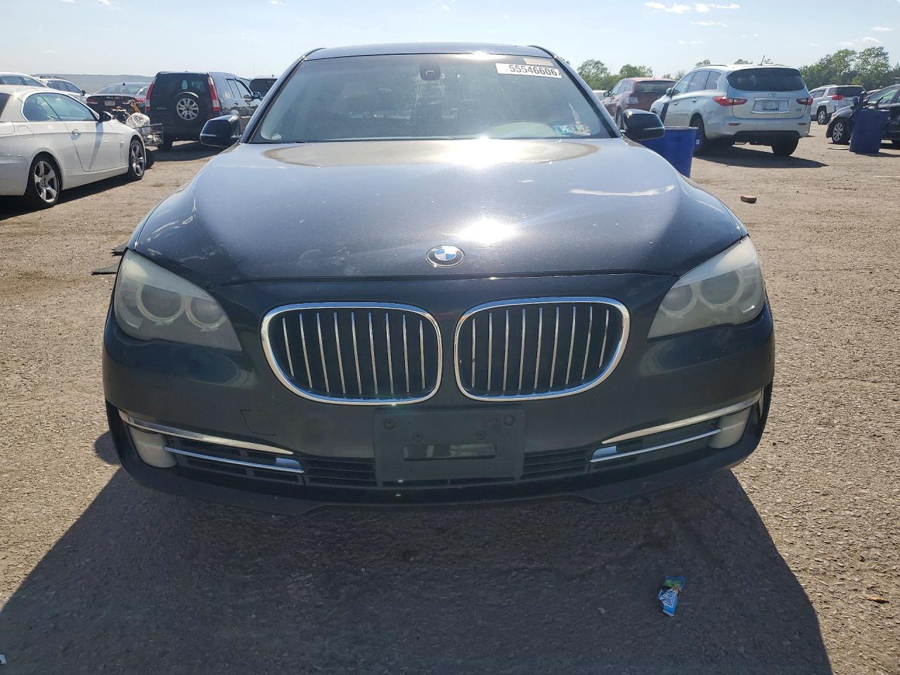 2015 Bmw 740 Lxi Black vin: WBAYF4C59FGS99467