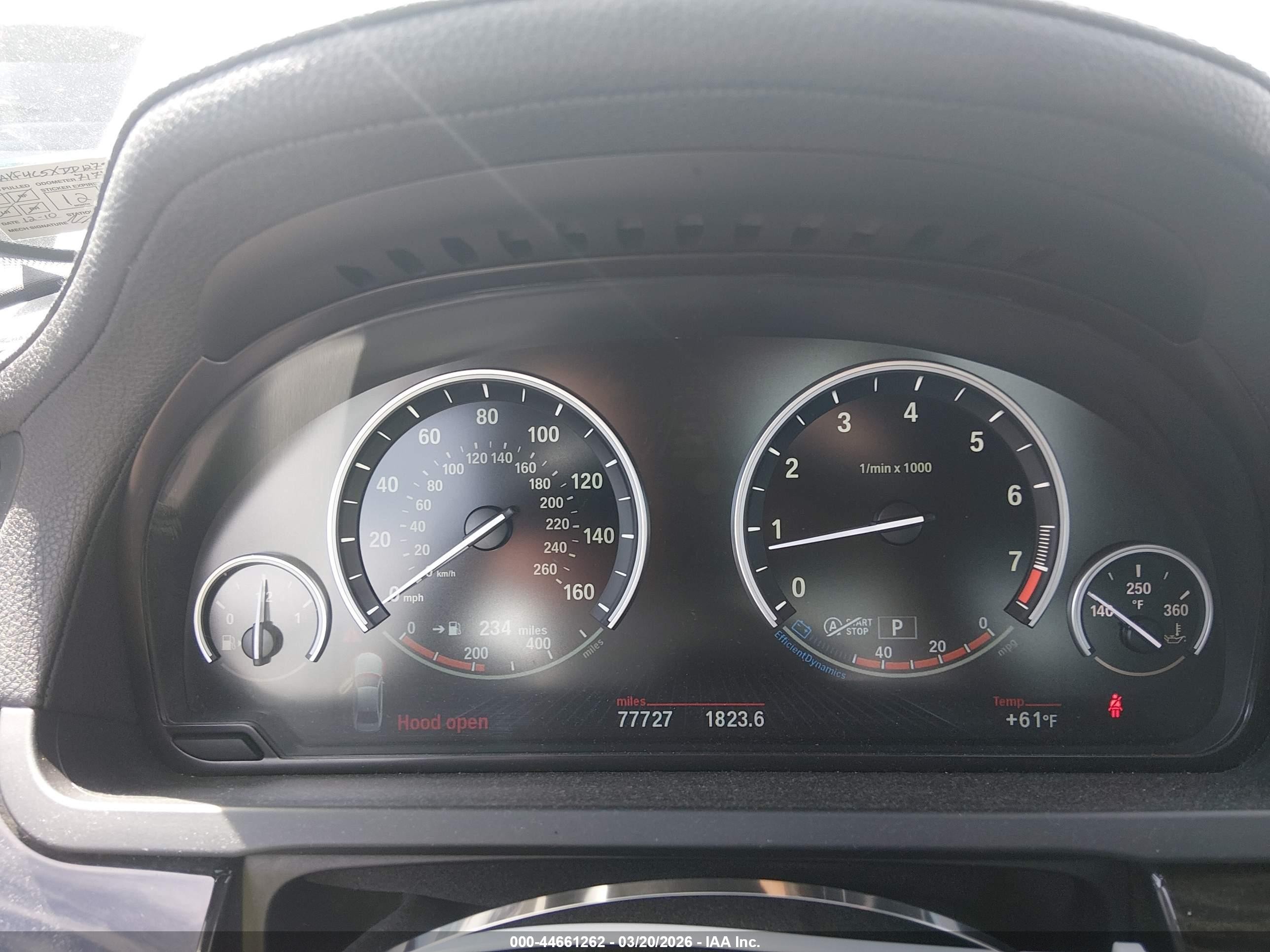 2013 Bmw 740li Xdrive White vin: WBAYF4C5XDD127995