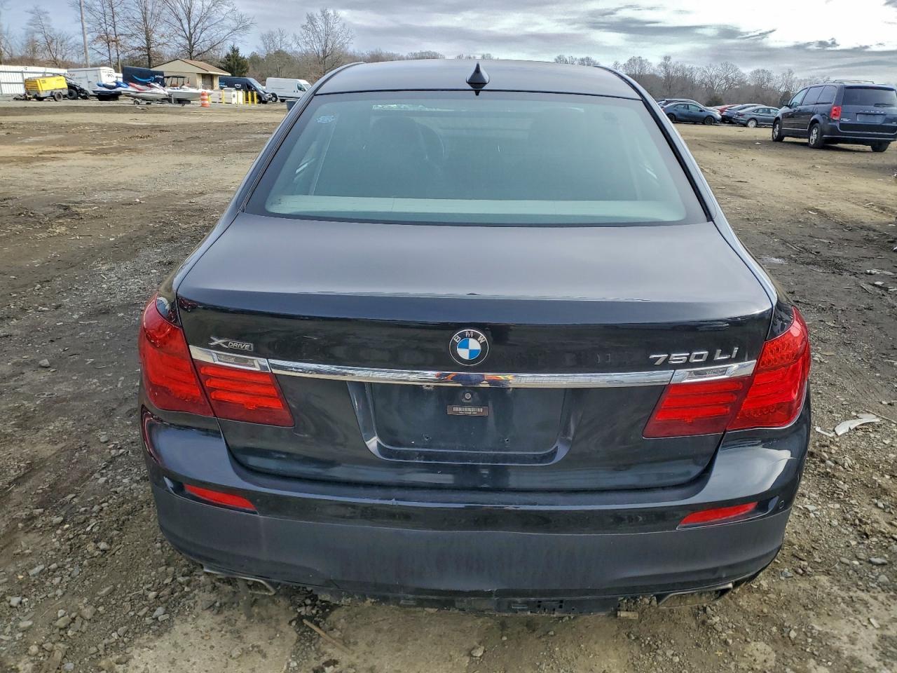 2013 Bmw 750 Lxi Black vin: WBAYF8C50DD140357