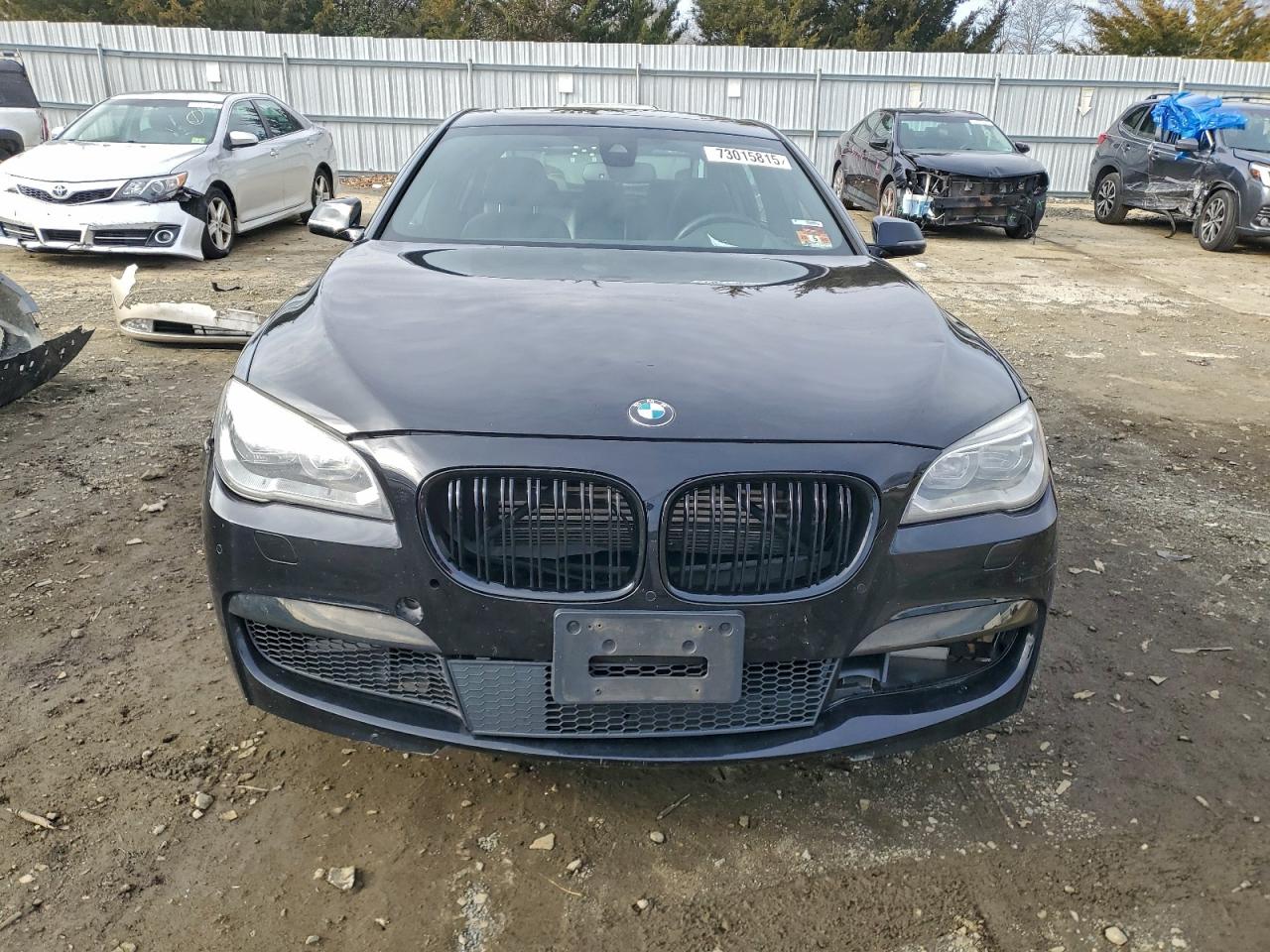 2013 Bmw 750 Lxi Black vin: WBAYF8C50DD140357