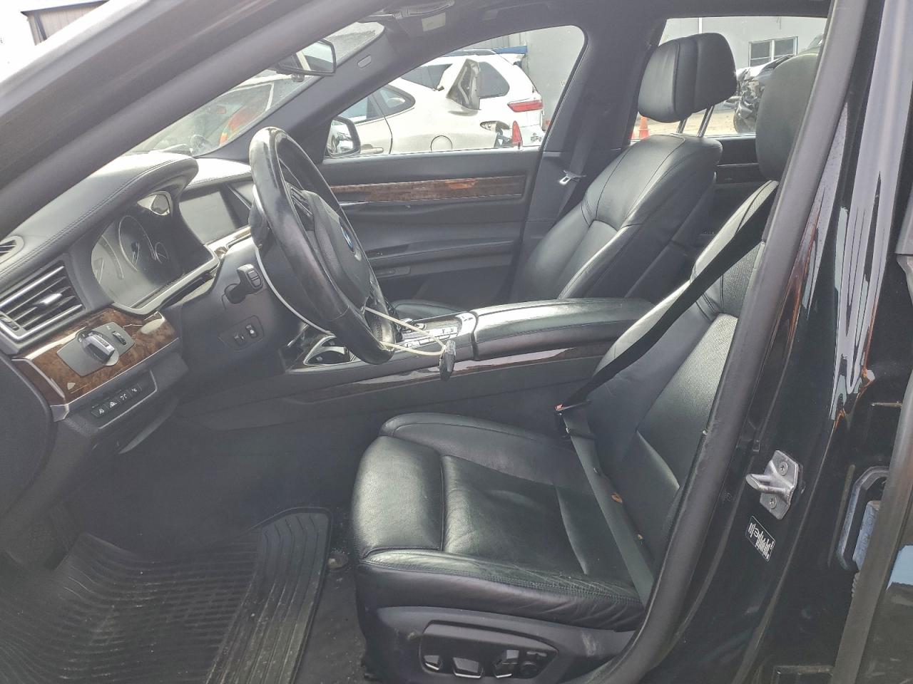 2013 Bmw 750 Lxi Black vin: WBAYF8C50DD140357