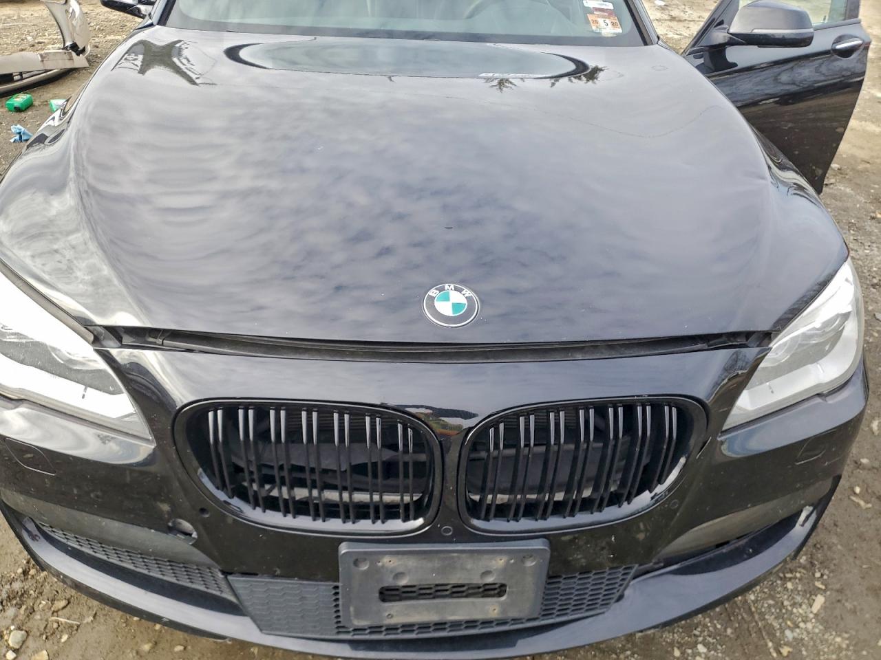 2013 Bmw 750 Lxi Black vin: WBAYF8C50DD140357