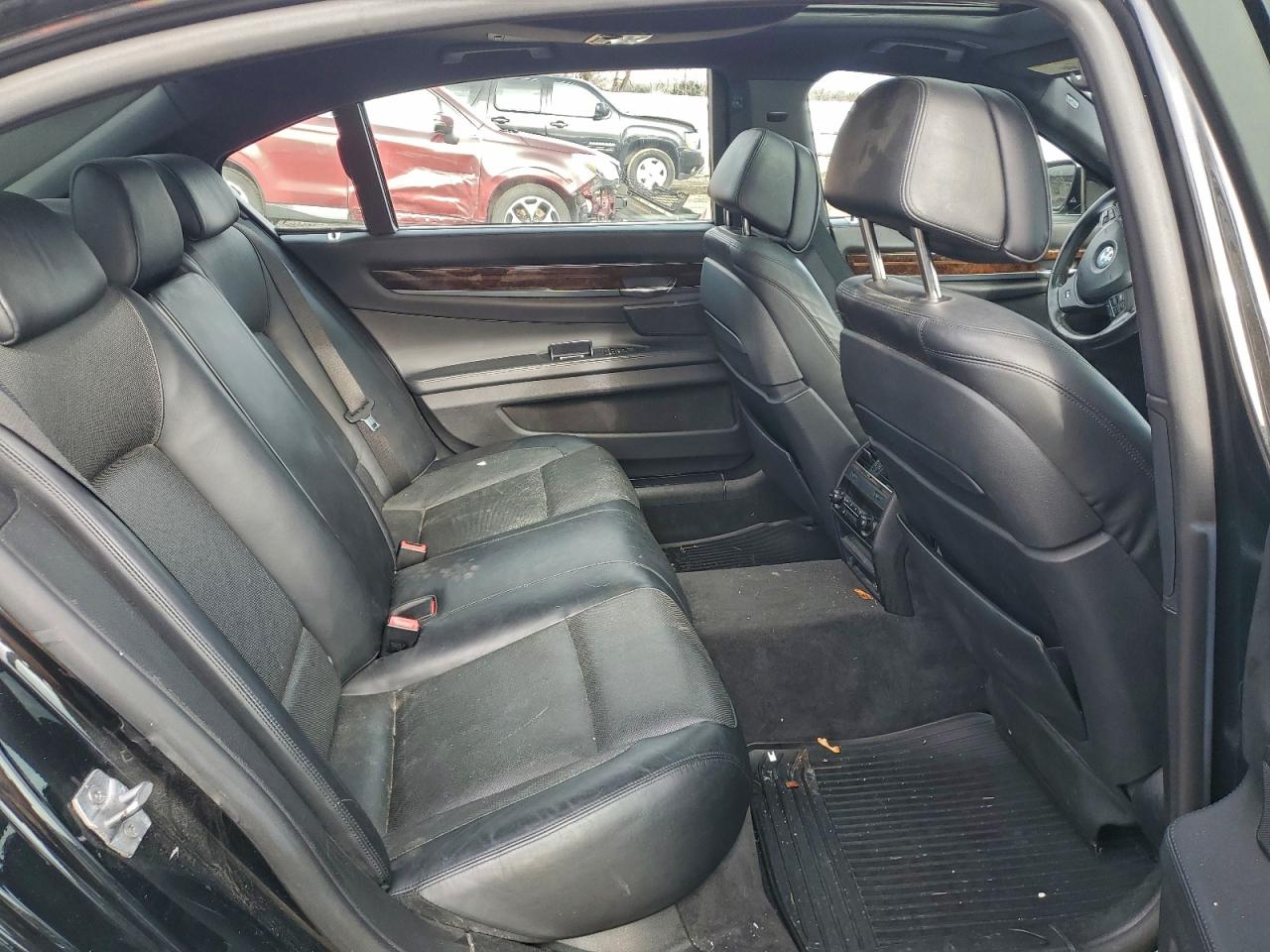2013 Bmw 750 Lxi Black vin: WBAYF8C50DD140357