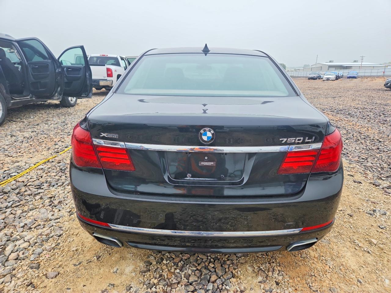 2013 Bmw 750 Lxi Black vin: WBAYF8C50DDE59292