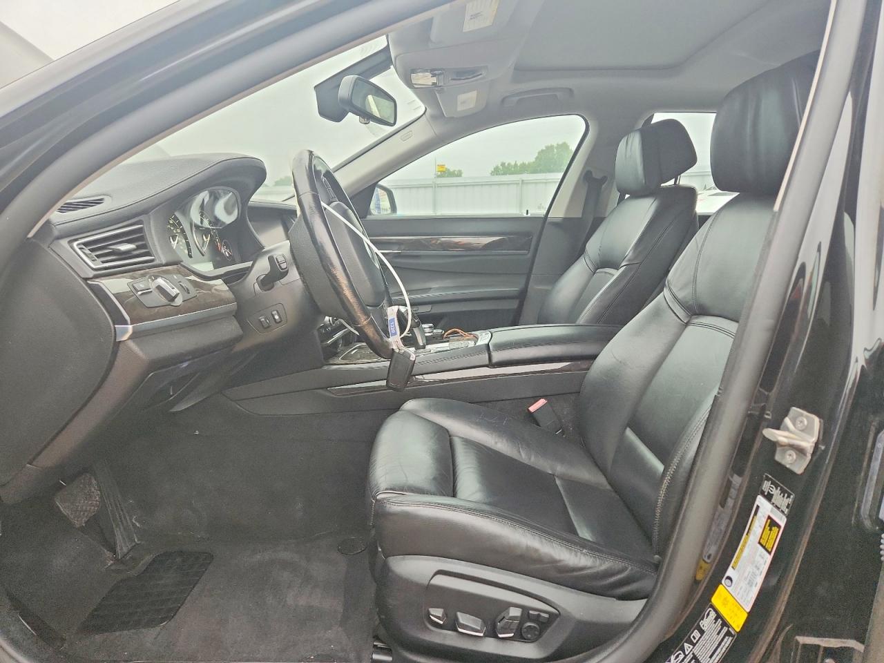 2013 Bmw 750 Lxi Black vin: WBAYF8C50DDE59292