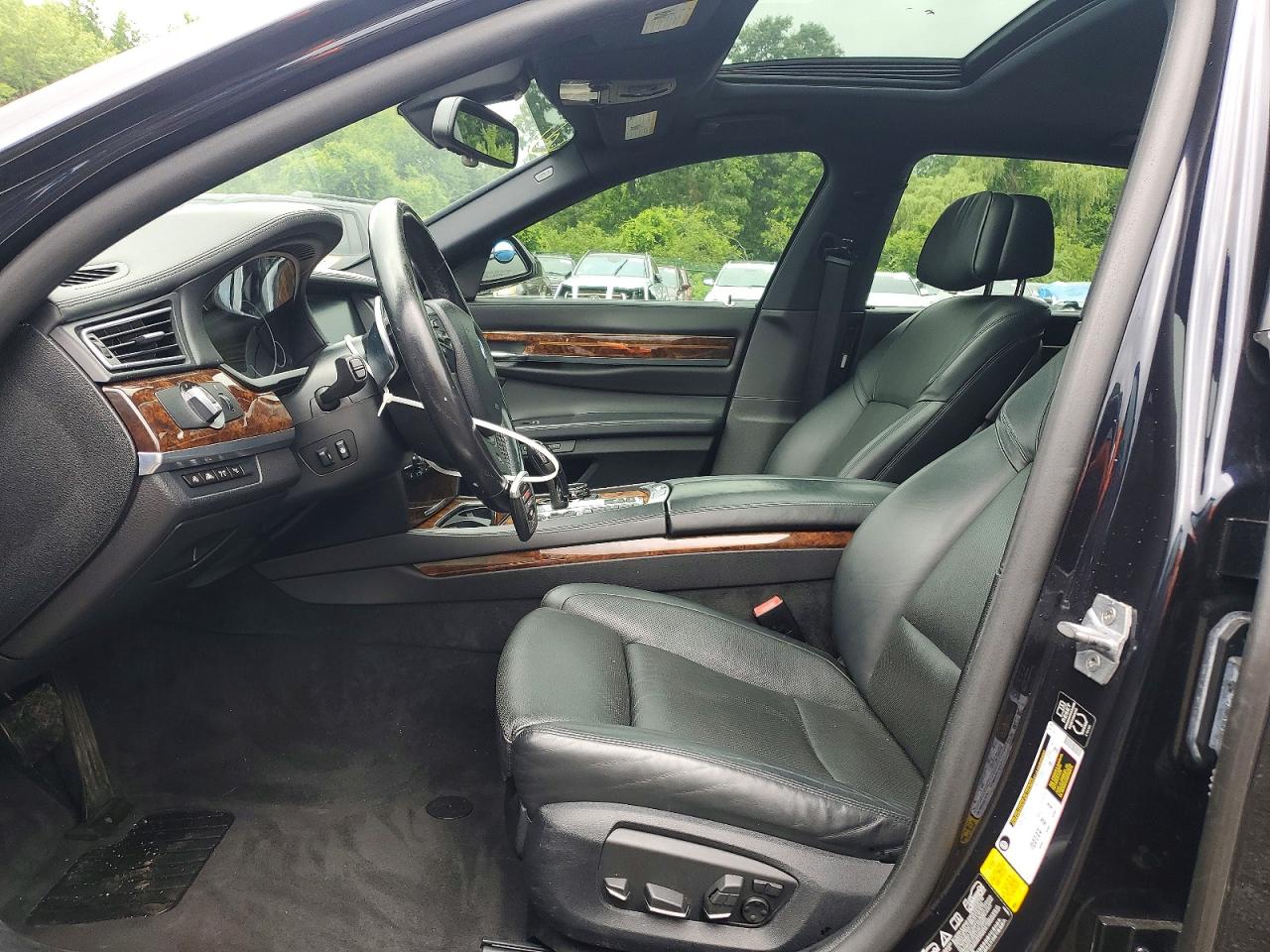 2014 Bmw 750 Lxi Black vin: WBAYF8C50ED141994