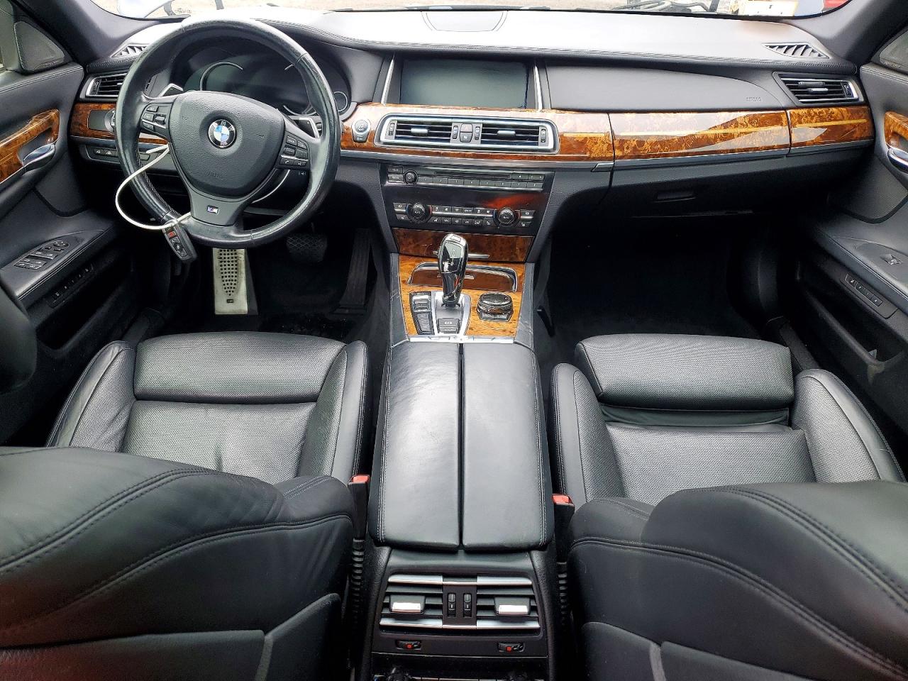 2014 Bmw 750 Lxi Black vin: WBAYF8C50ED141994