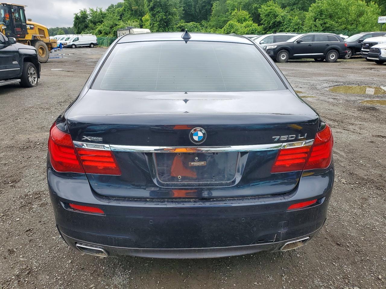 2014 Bmw 750 Lxi Black vin: WBAYF8C50ED141994