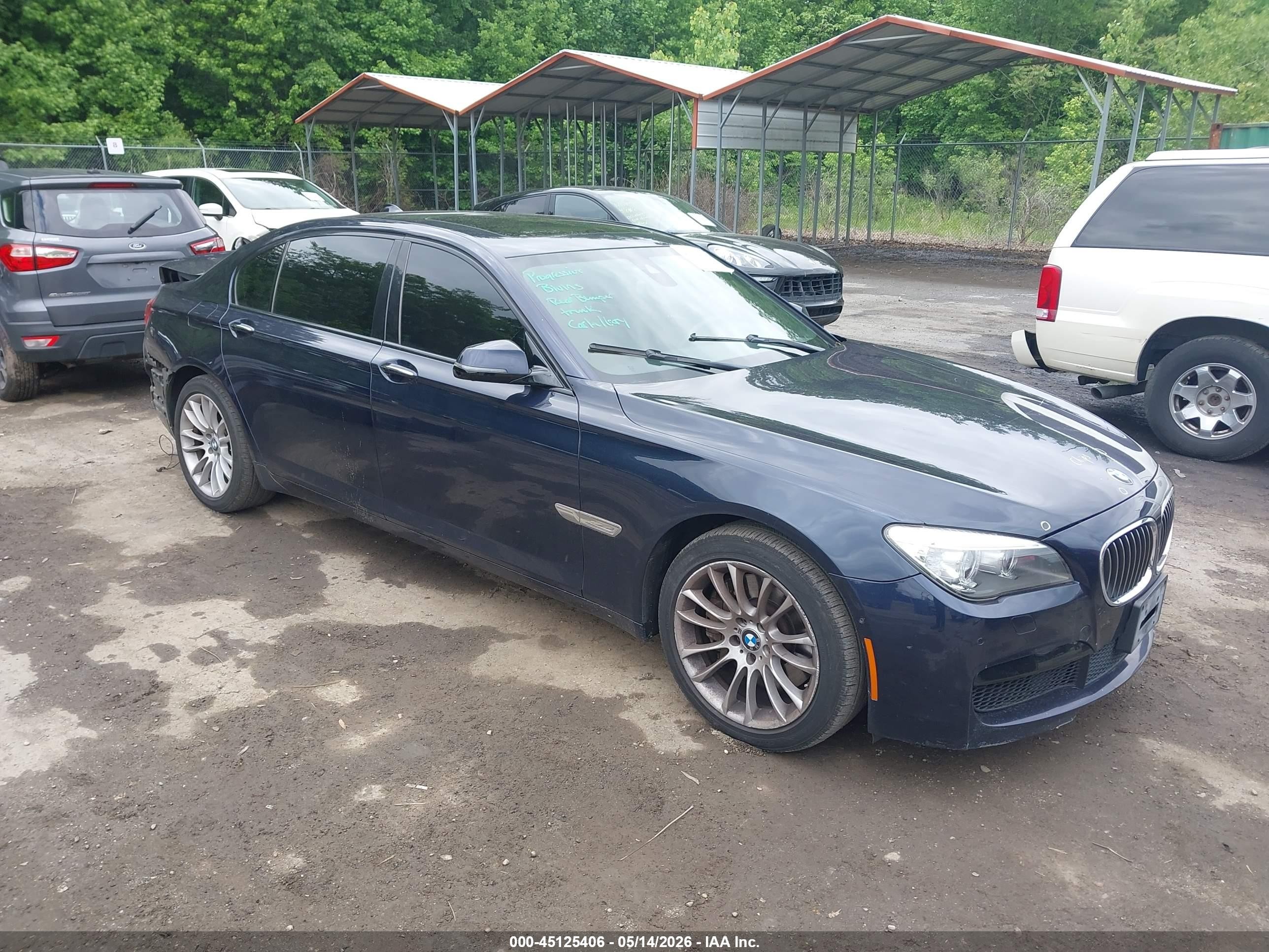 2014 Bmw Alpina B7 Xdrive Dark Blue vin: WBAYF8C50ED142000