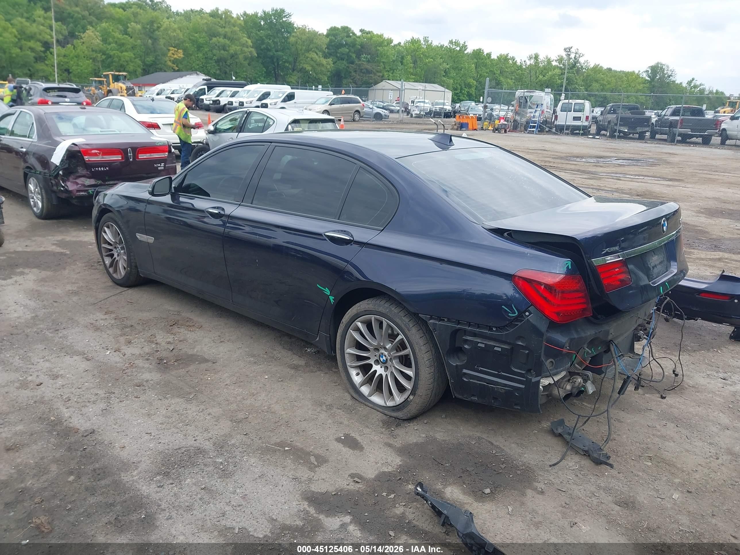 2014 Bmw Alpina B7 Xdrive Dark Blue vin: WBAYF8C50ED142000