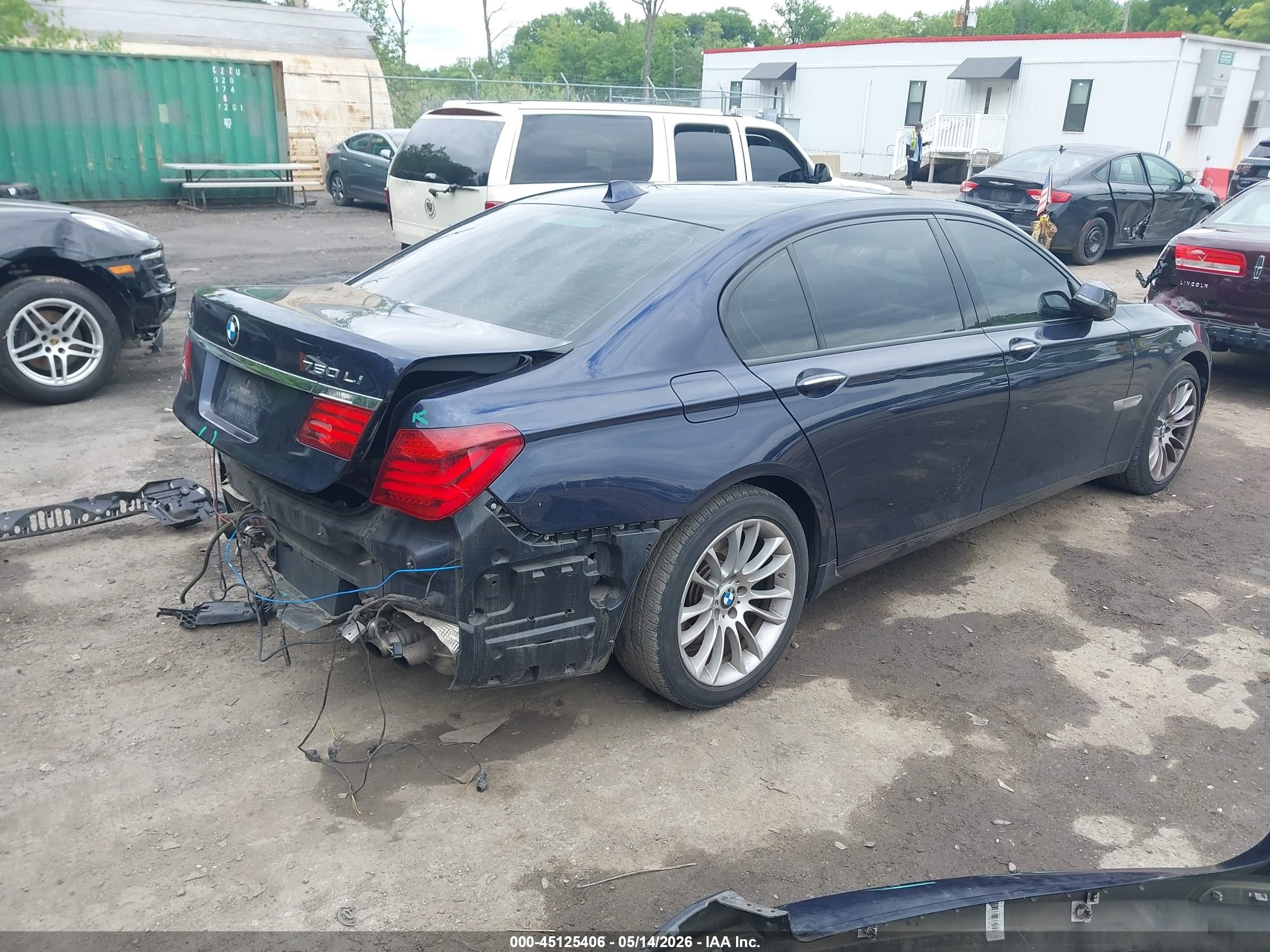 2014 Bmw Alpina B7 Xdrive Dark Blue vin: WBAYF8C50ED142000