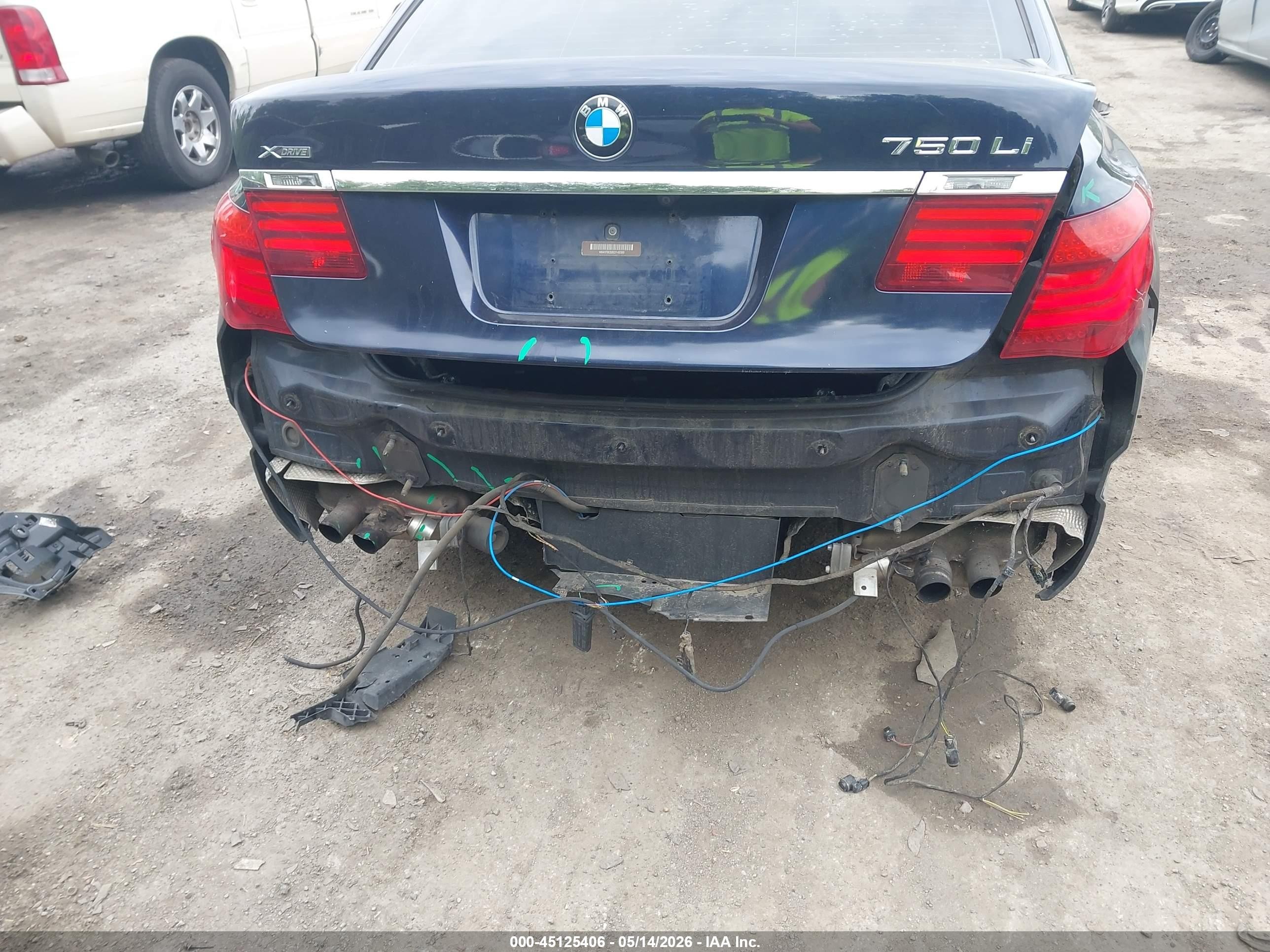 2014 Bmw Alpina B7 Xdrive Dark Blue vin: WBAYF8C50ED142000