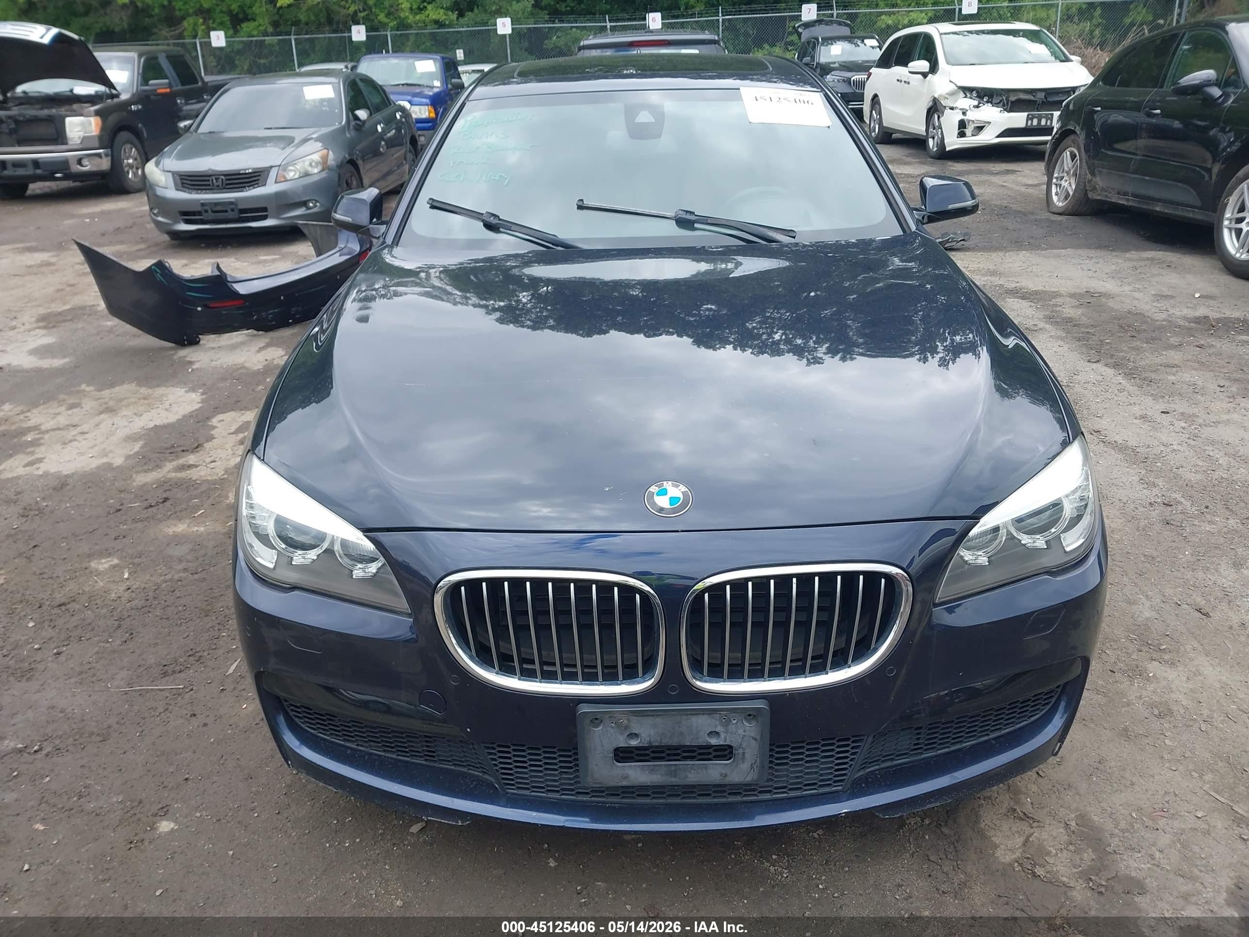 2014 Bmw Alpina B7 Xdrive Dark Blue vin: WBAYF8C50ED142000