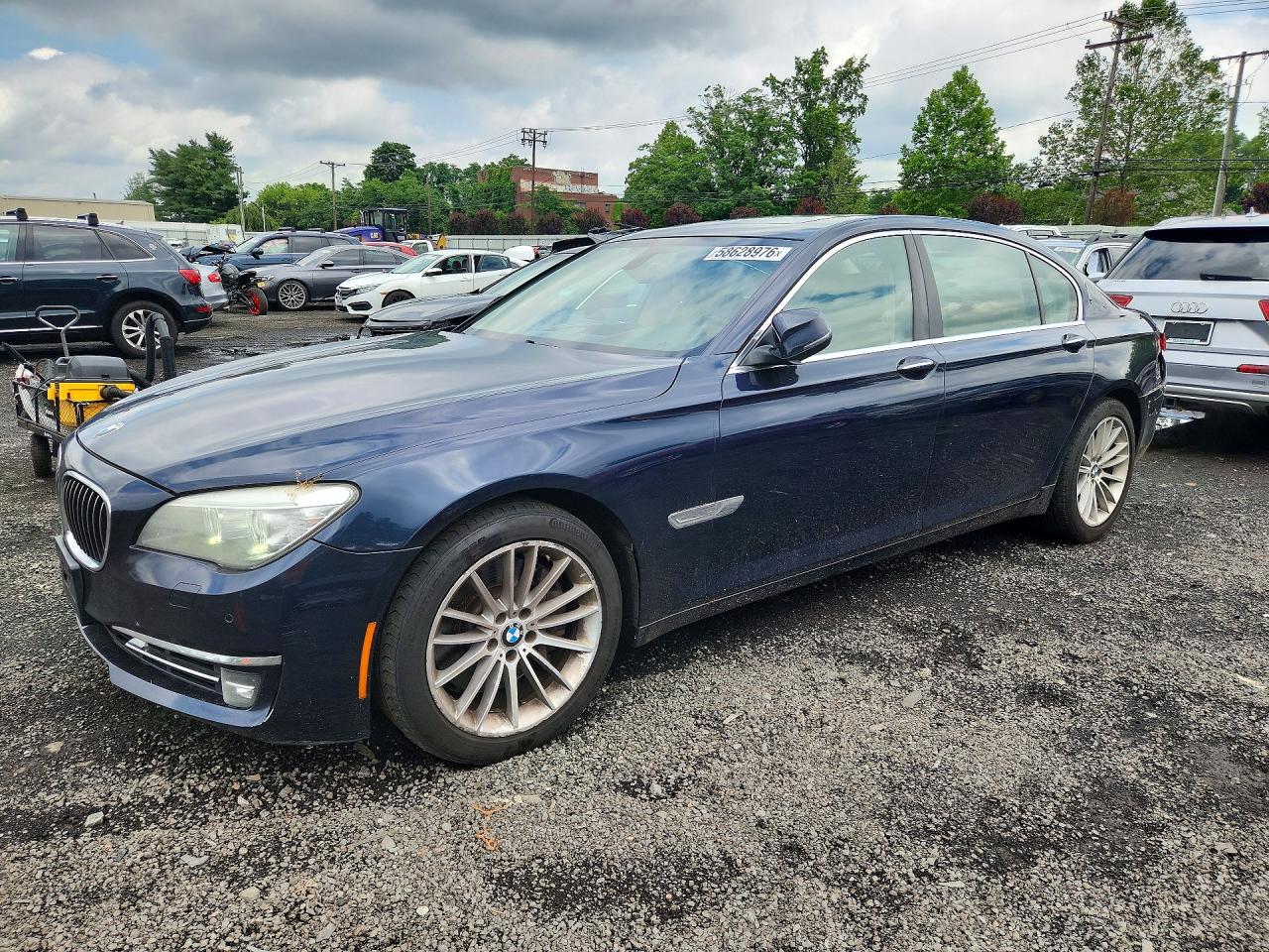 2014 Bmw 750 Lxi Blue vin: WBAYF8C50ED653271