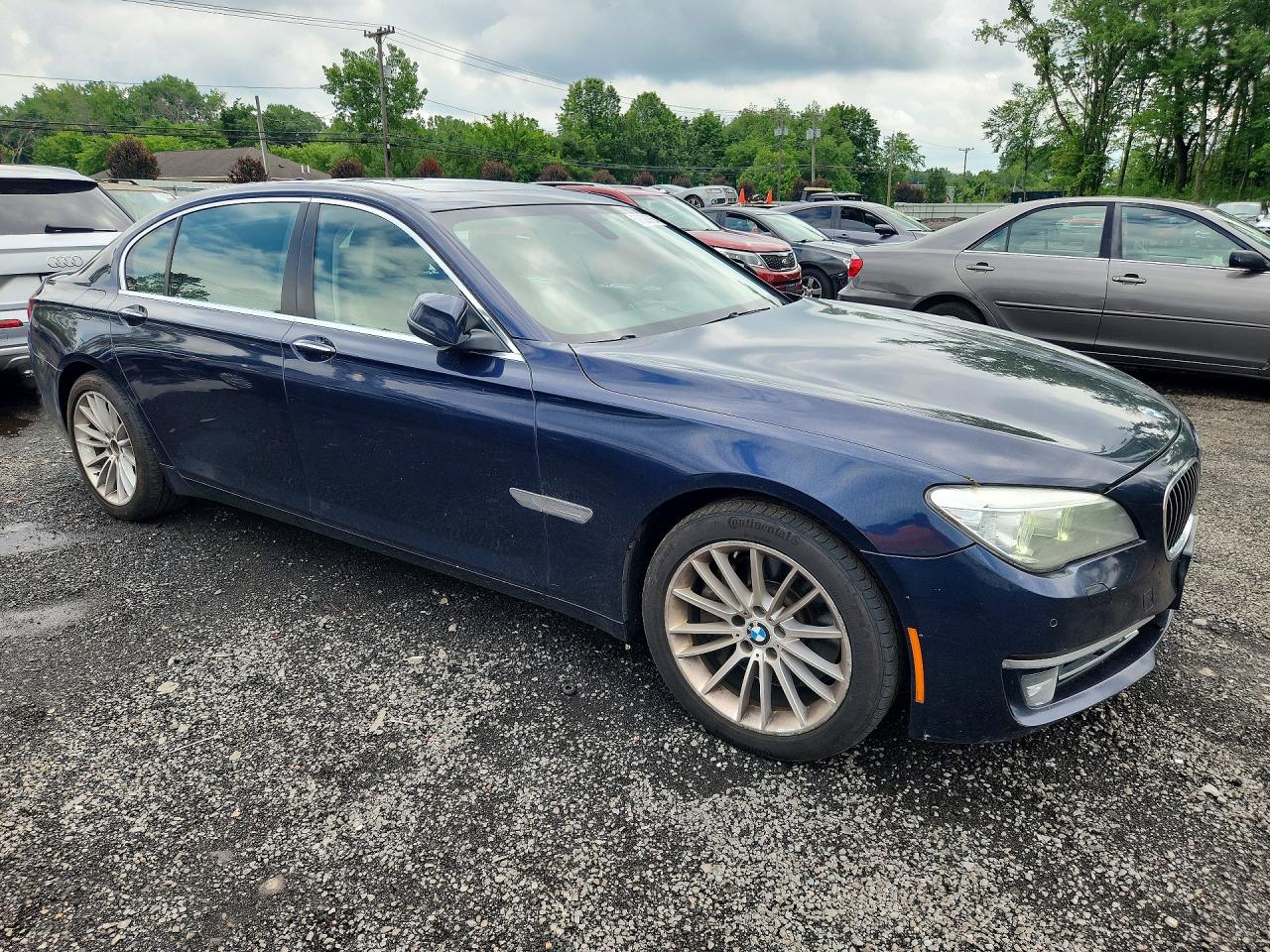 2014 Bmw 750 Lxi Blue vin: WBAYF8C50ED653271