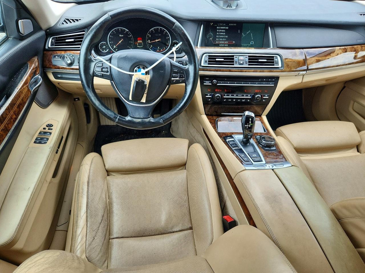2014 Bmw 750 Lxi Blue vin: WBAYF8C50ED653271
