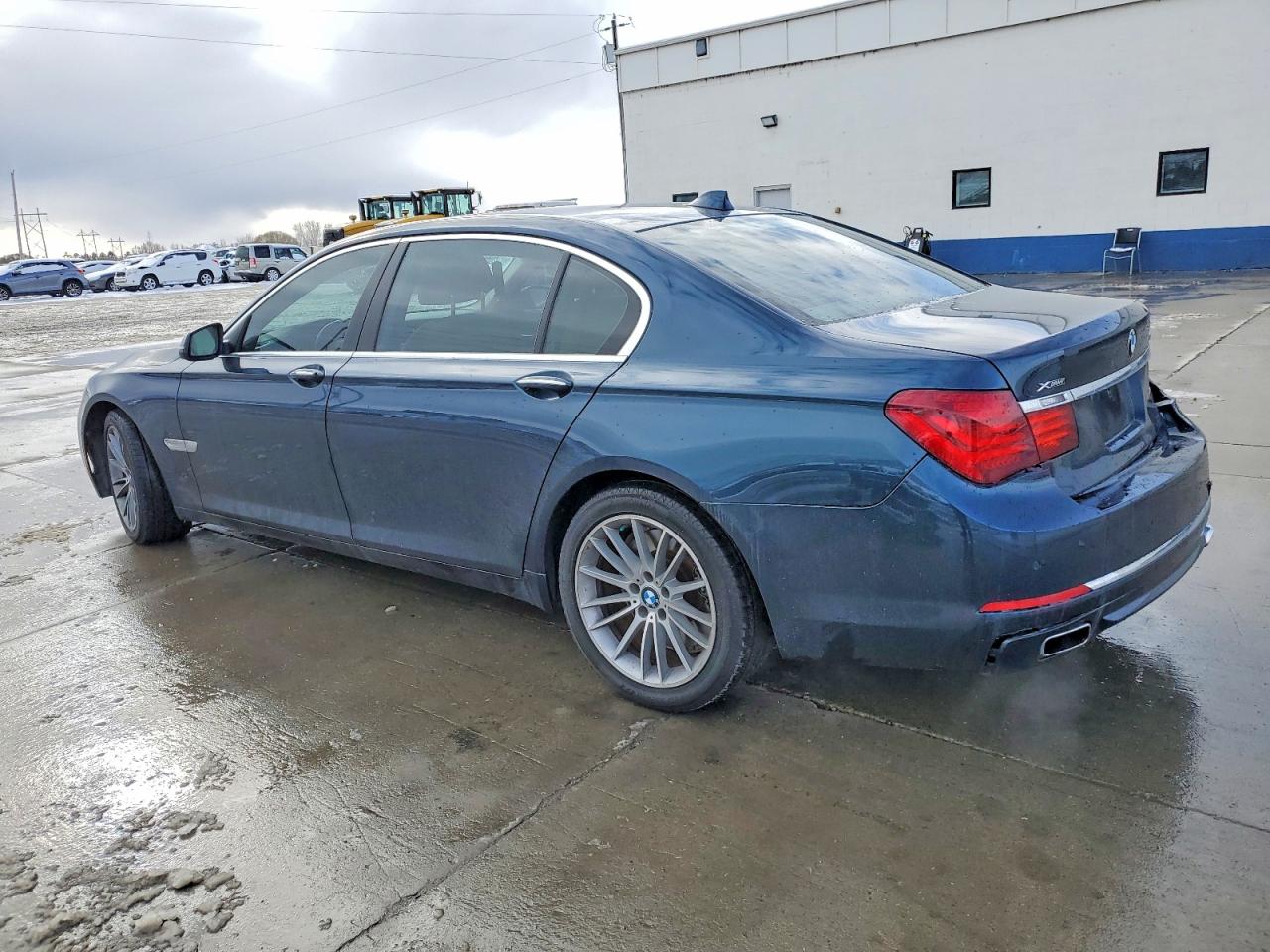 2014 Bmw 750 Lxi Blue vin: WBAYF8C50ED653707