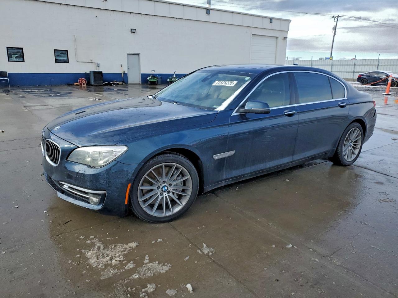 2014 Bmw 750 Lxi Blue vin: WBAYF8C50ED653707