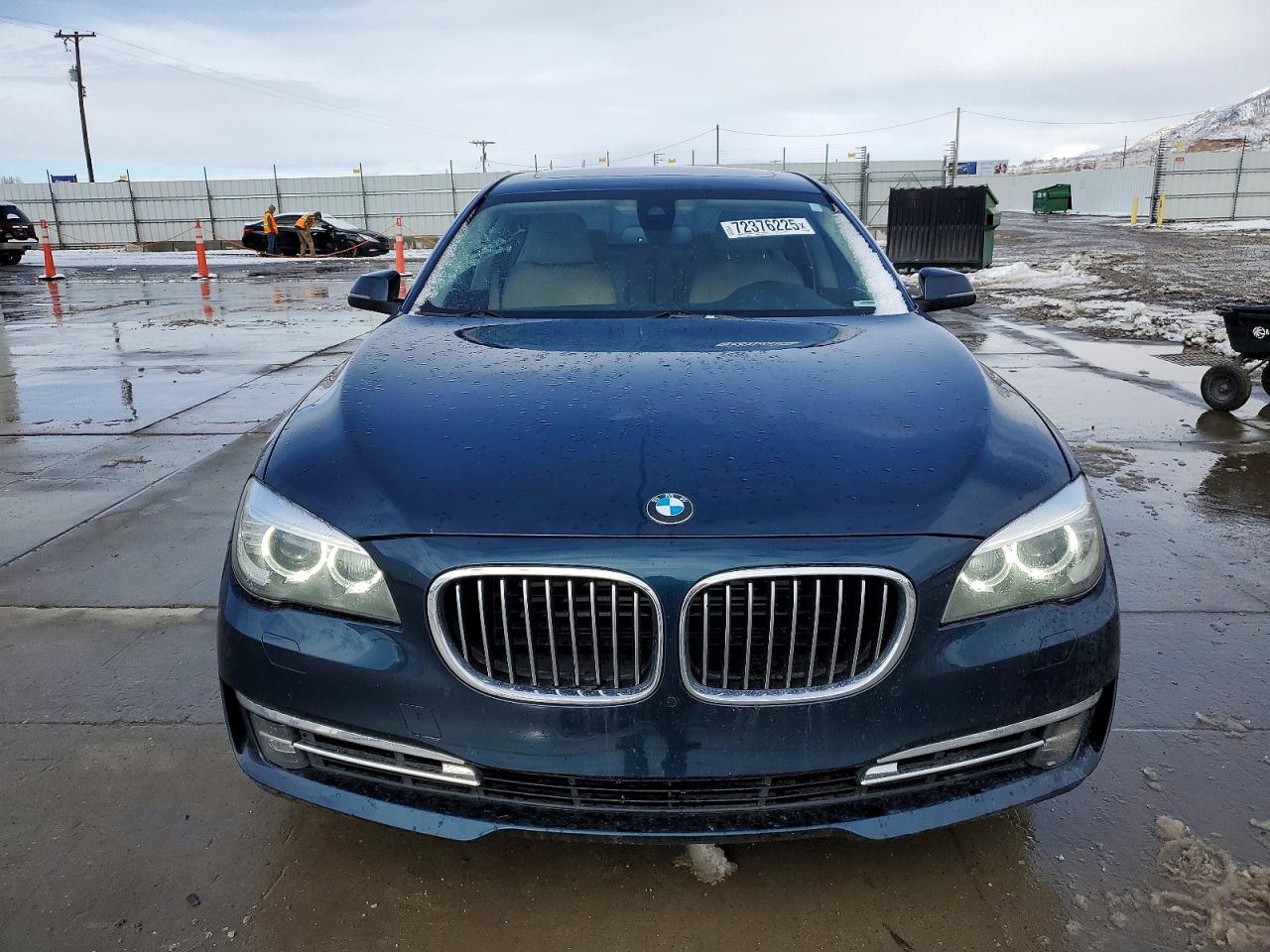 2014 Bmw 750 Lxi Blue vin: WBAYF8C50ED653707