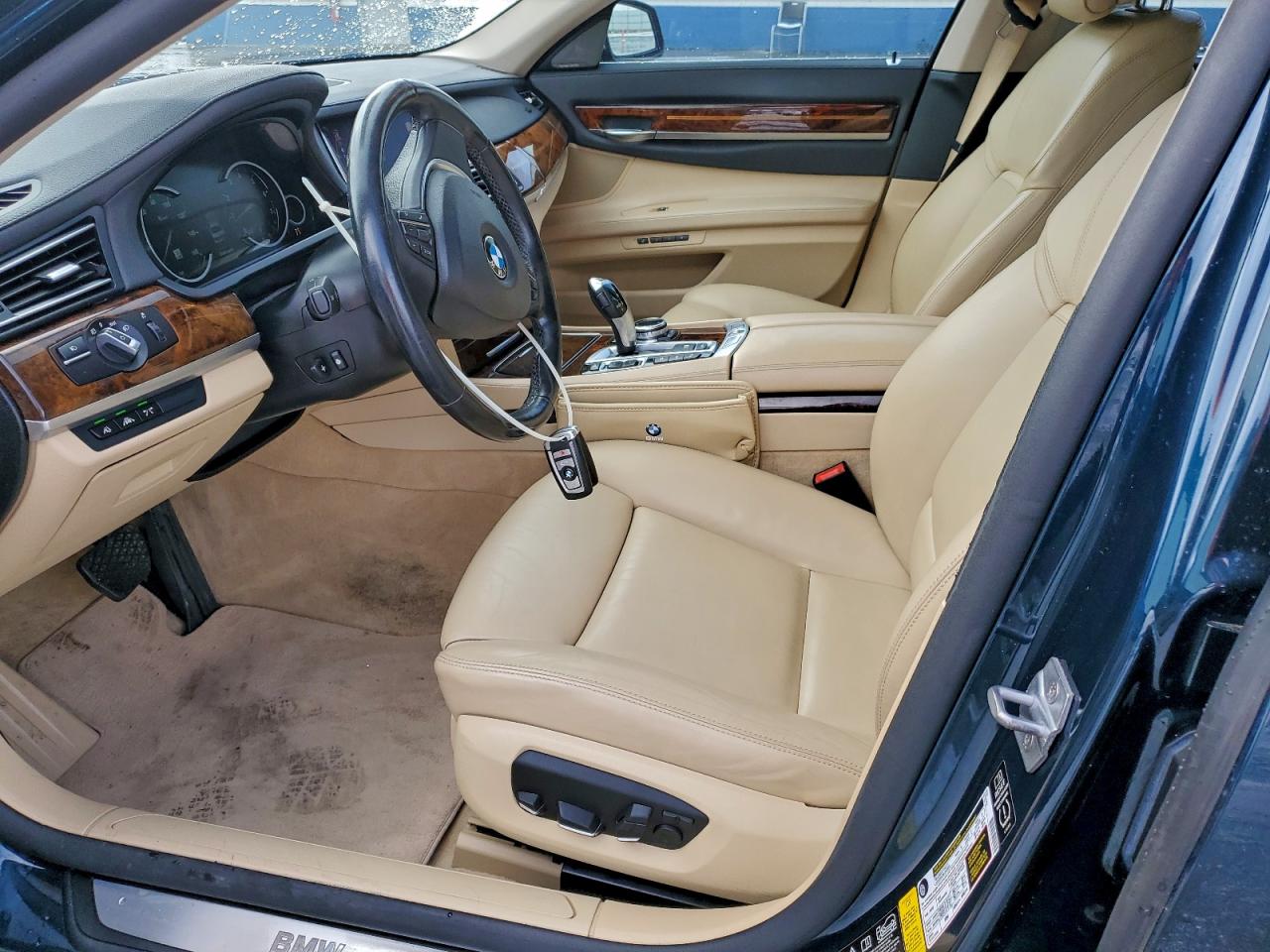 2014 Bmw 750 Lxi Blue vin: WBAYF8C50ED653707