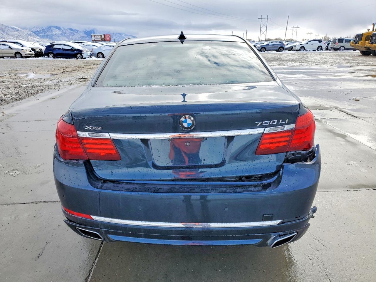 2014 Bmw 750 Lxi Blue vin: WBAYF8C50ED653707