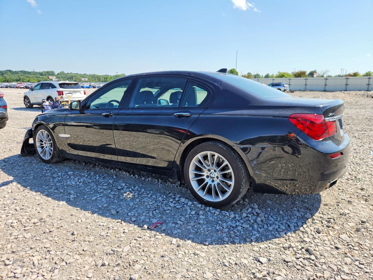 2015 Bmw 750 Lxi Black vin: WBAYF8C50FD654793