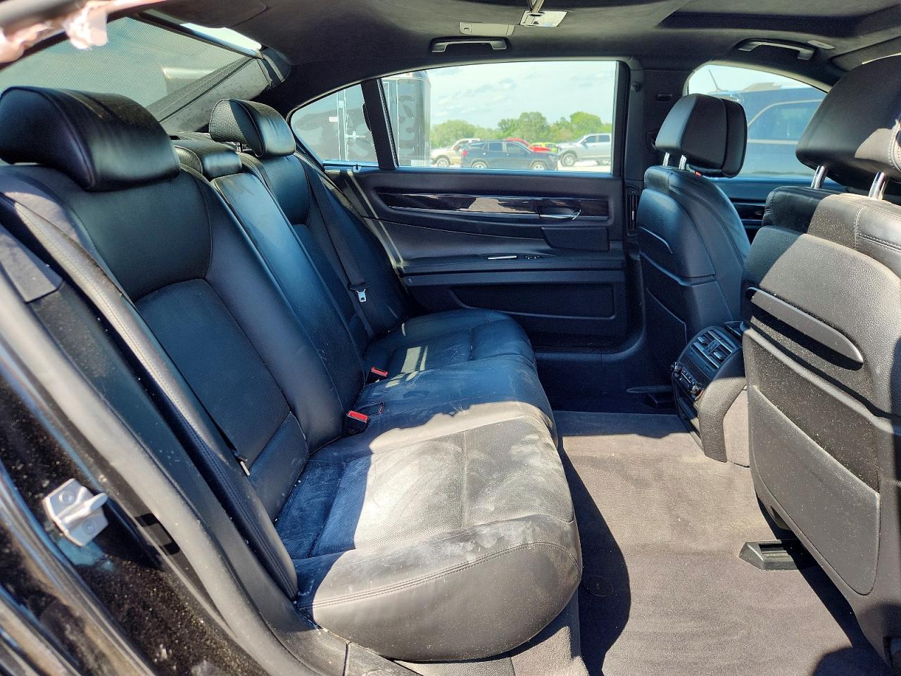 2015 Bmw 750 Lxi Black vin: WBAYF8C50FD654793