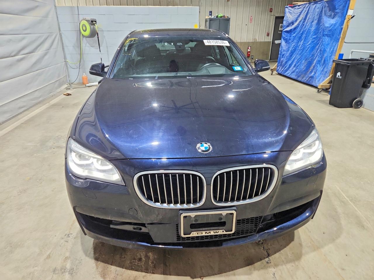 2015 Bmw 750 Lxi Blue vin: WBAYF8C50FD654860