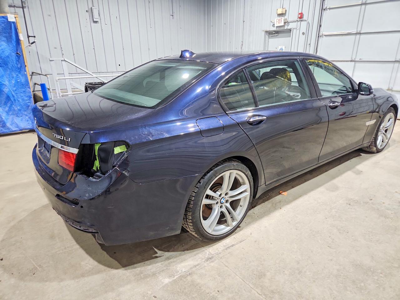 2015 Bmw 750 Lxi Blue vin: WBAYF8C50FD654860