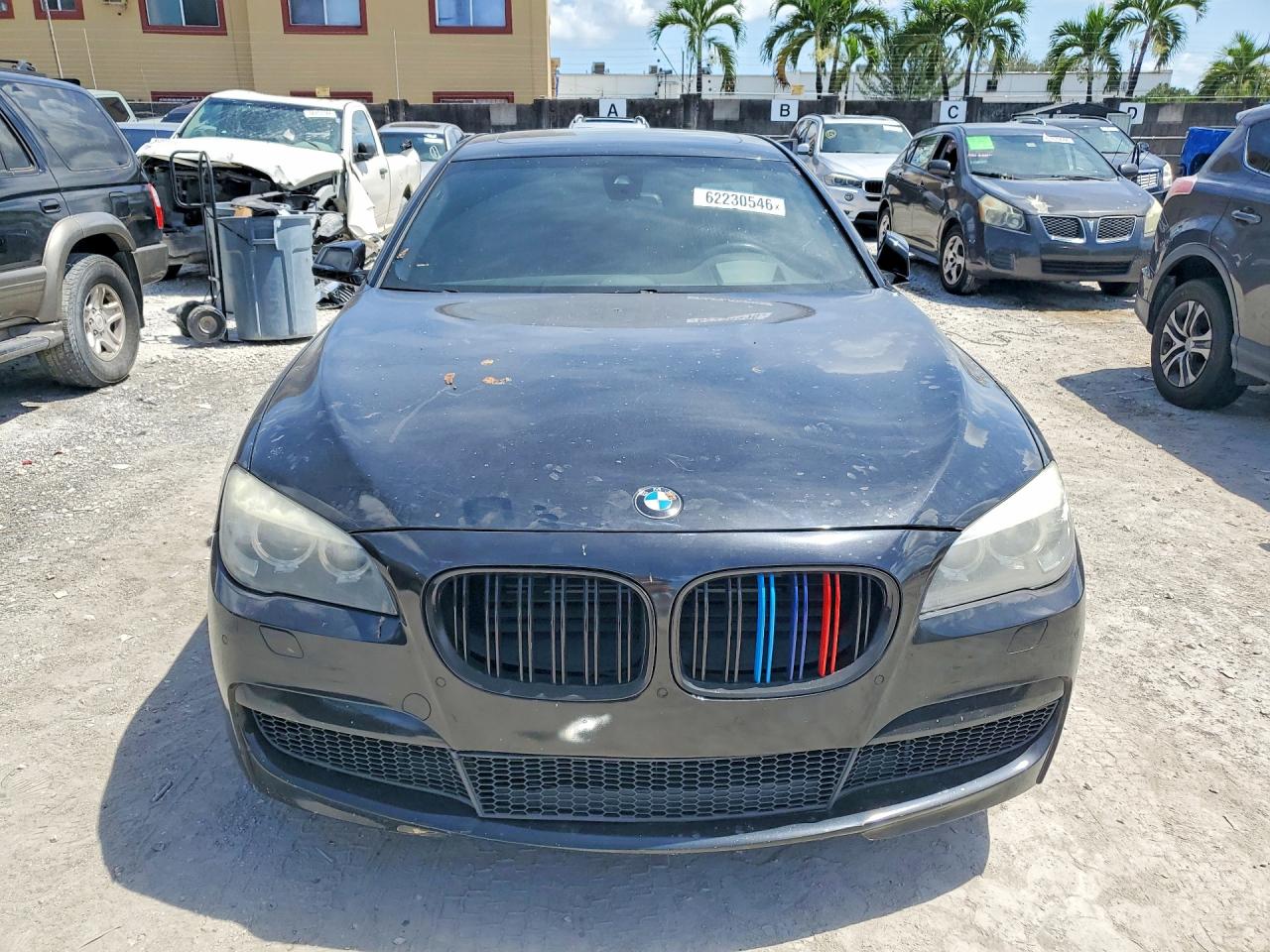 2013 Bmw 750 Lxi Черный vin: WBAYF8C51DD140108
