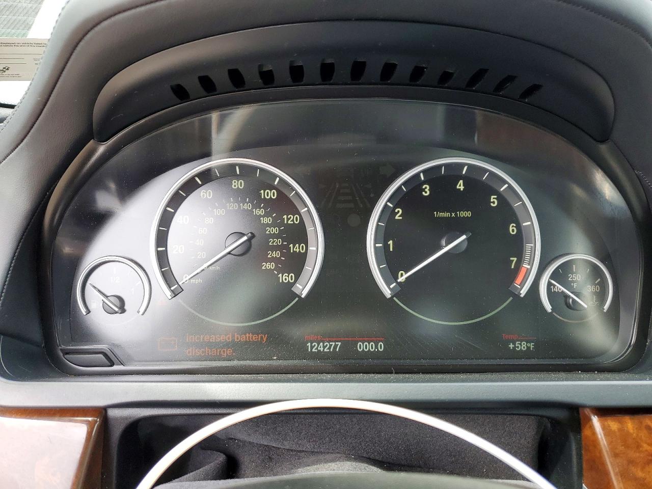 2013 Bmw 750 Lxi Черный vin: WBAYF8C51DD141369