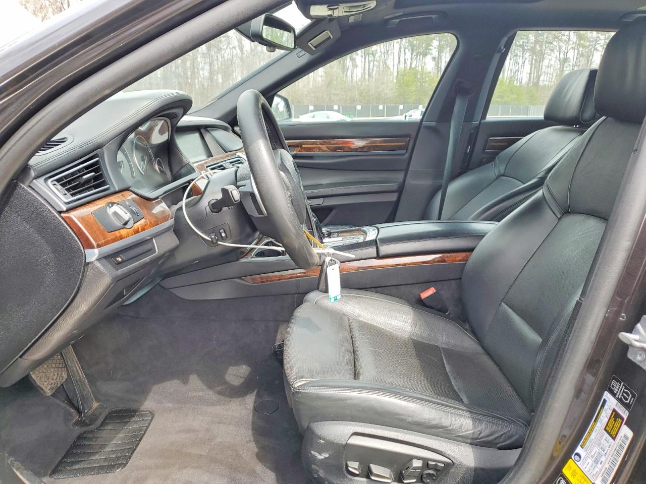 2013 Bmw 750 Lxi Черный vin: WBAYF8C51DD141369