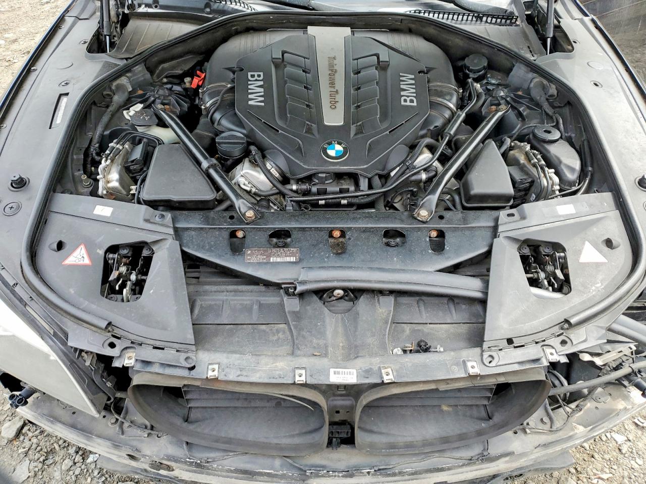 2013 Bmw 750 Lxi Черный vin: WBAYF8C51DD141369